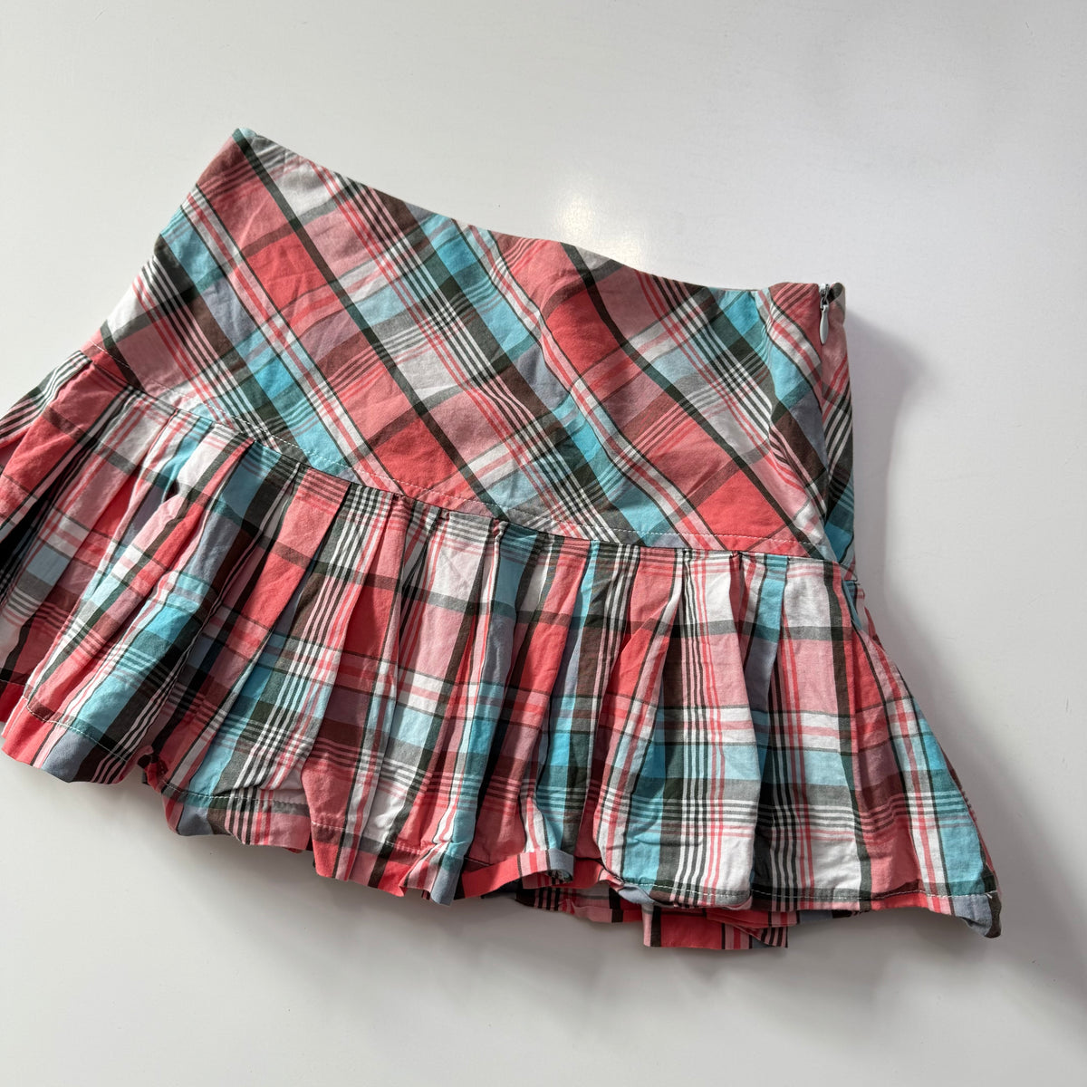 Plaid Mini Skirt