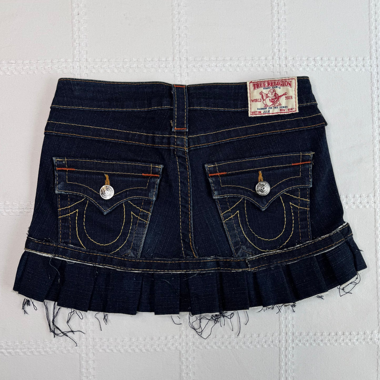 True Religion Denim Pleat Mini