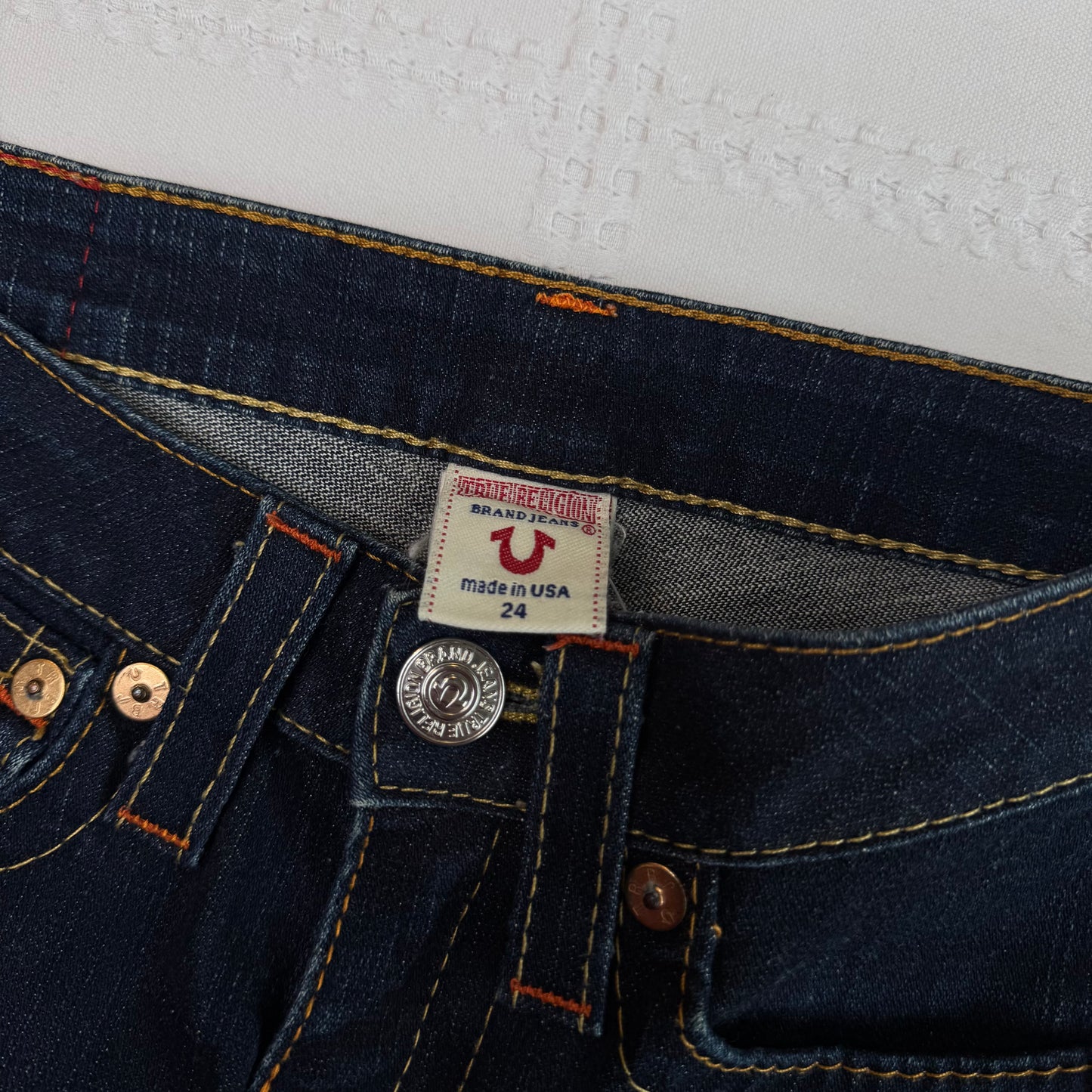 True Religion Denim Pleat Mini