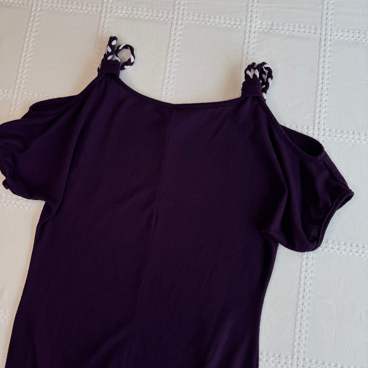 Purple Off Shoulder Top