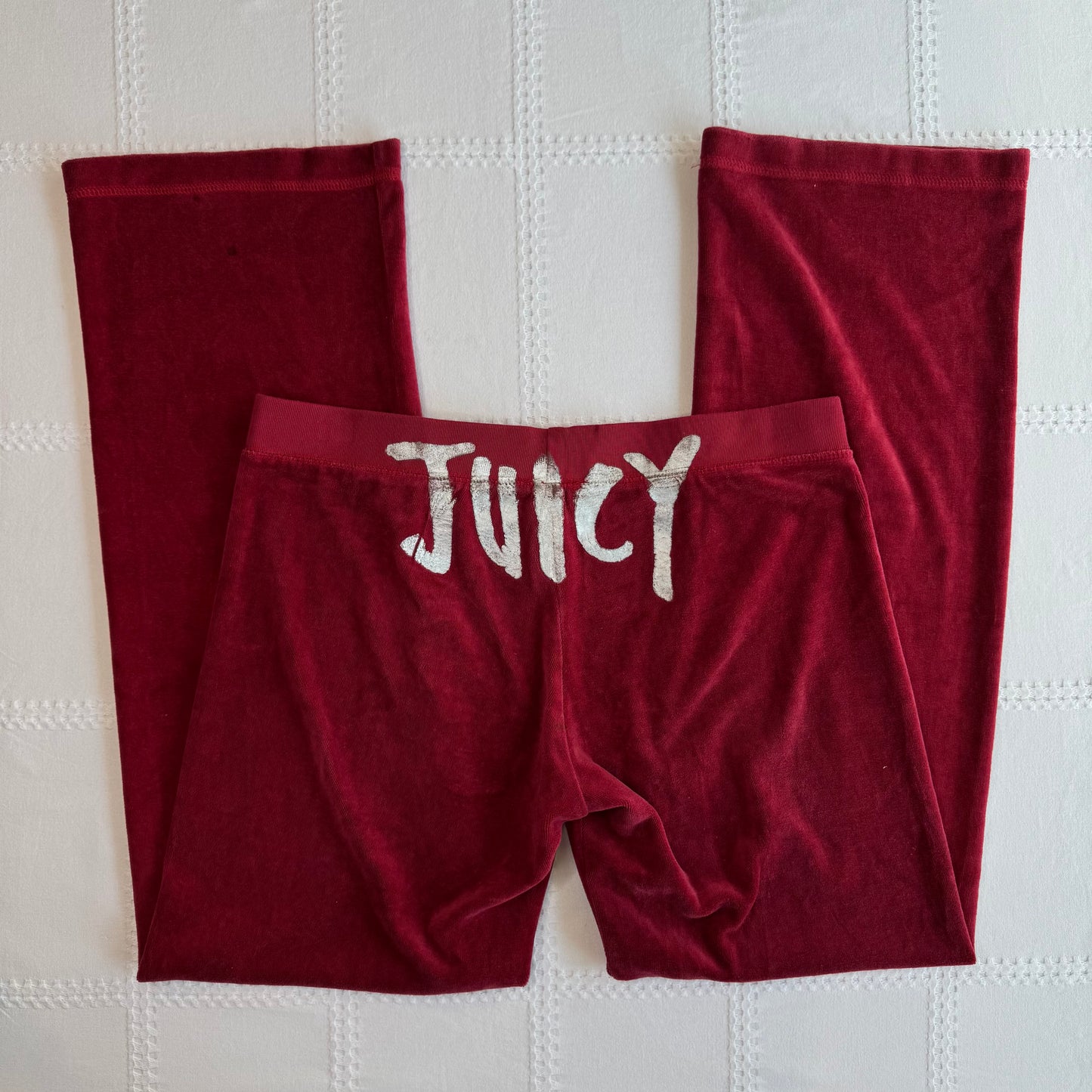 Juicy Red Velour Tracksuit