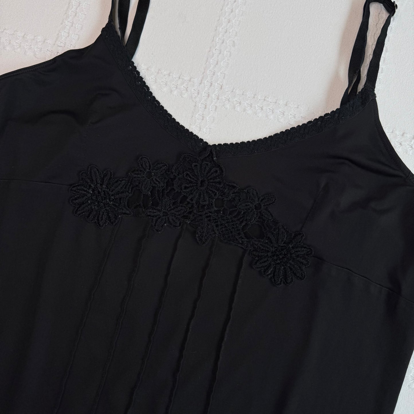 Black Babydoll Lace Cami