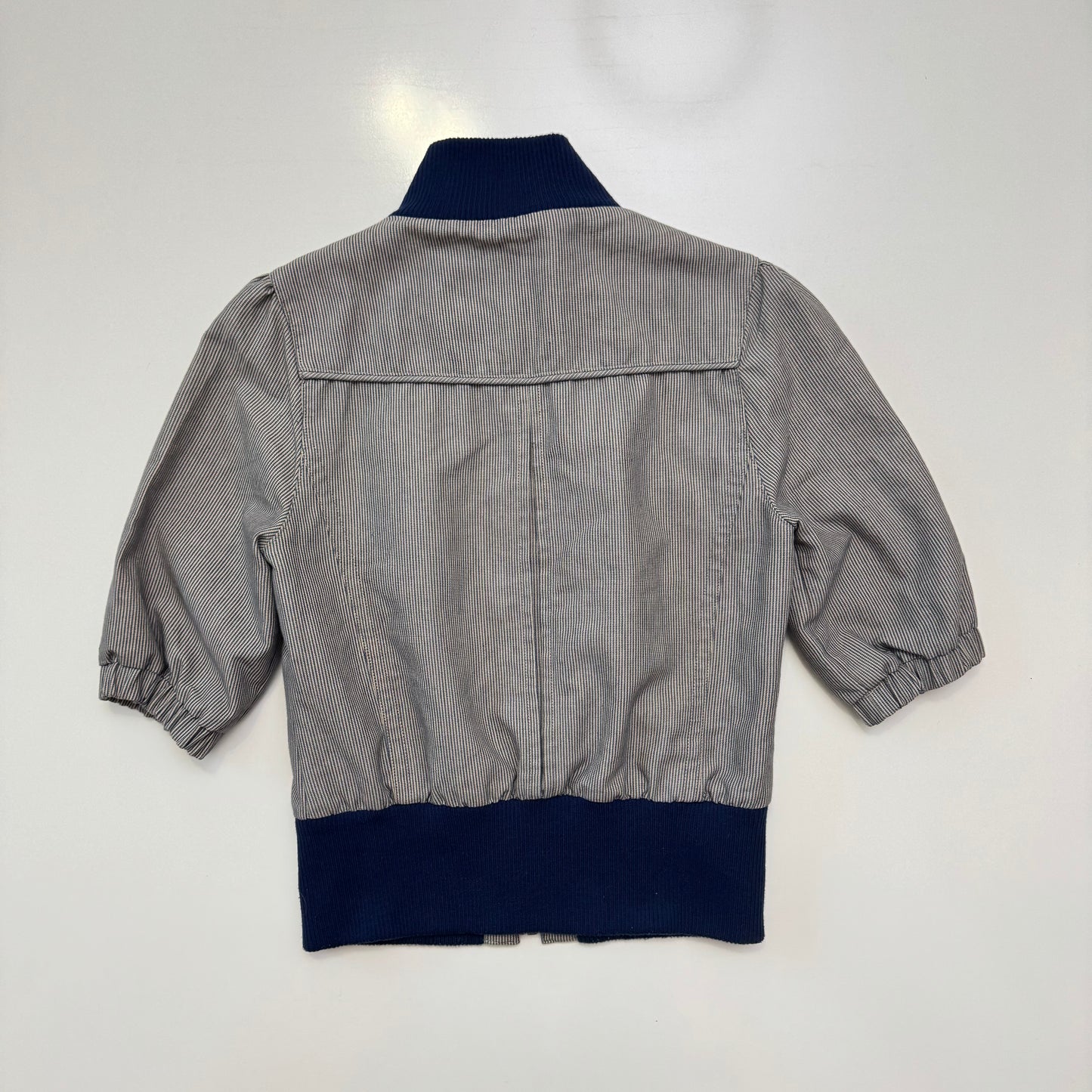 Striped Bomber Jacket