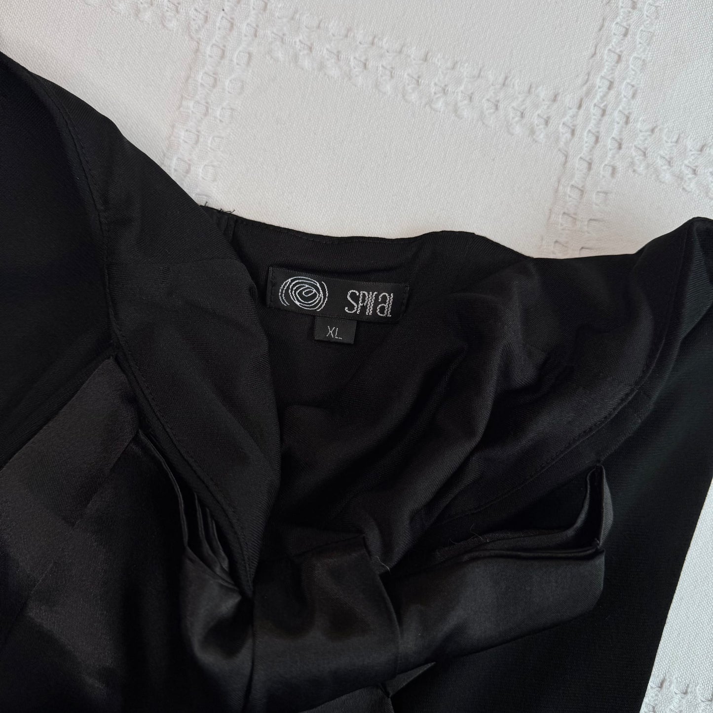 Black Bow Corset Top