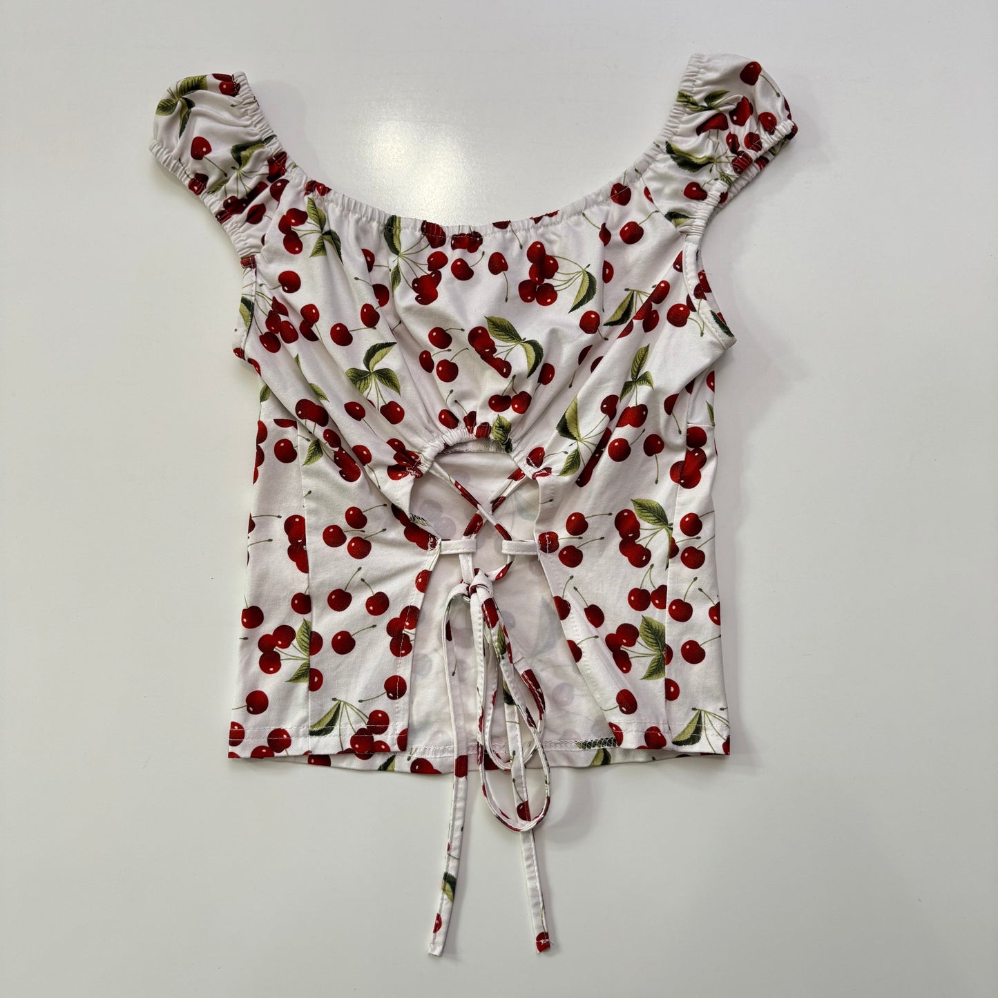 Cherry Babydoll Top