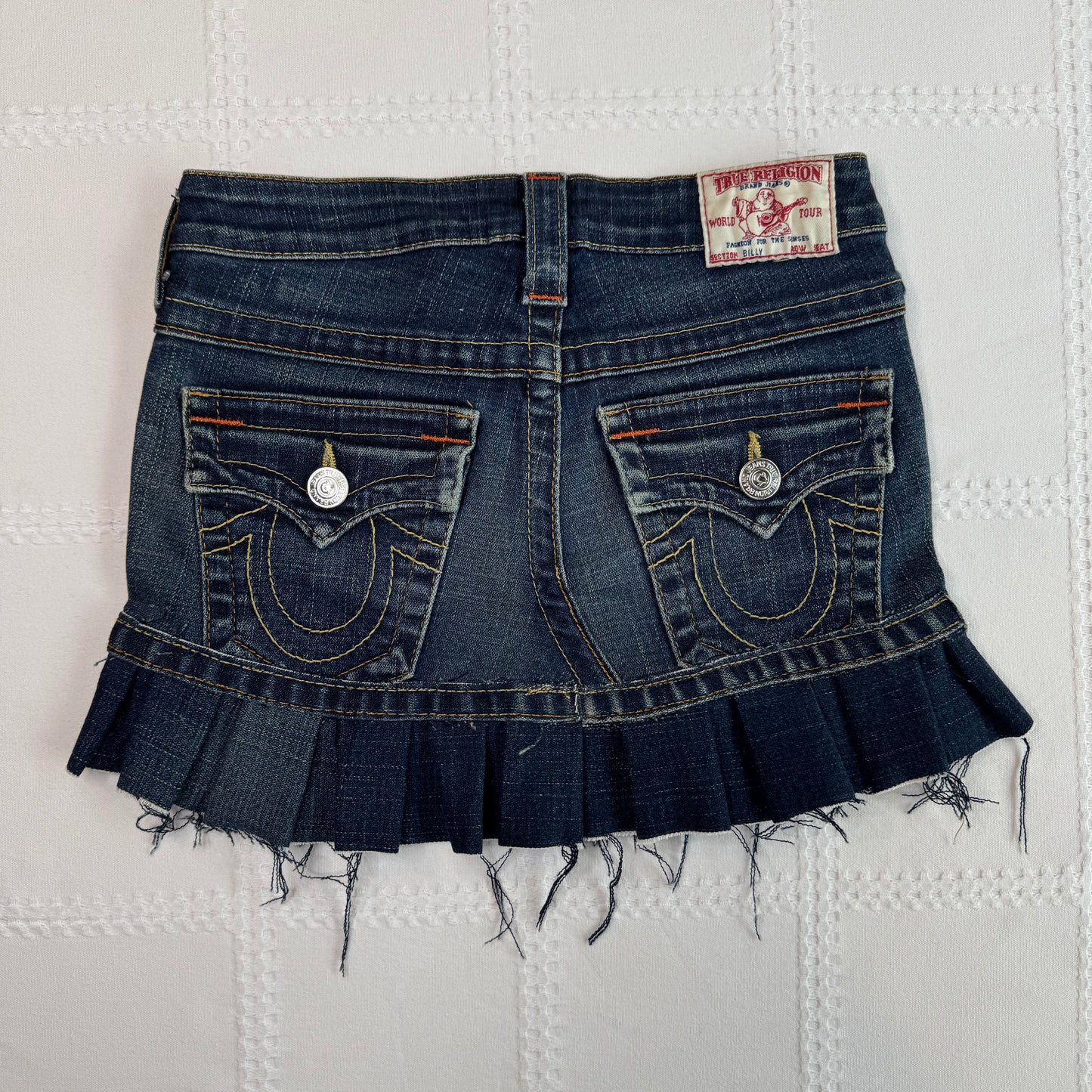 True Religion Denim Pleat Mini