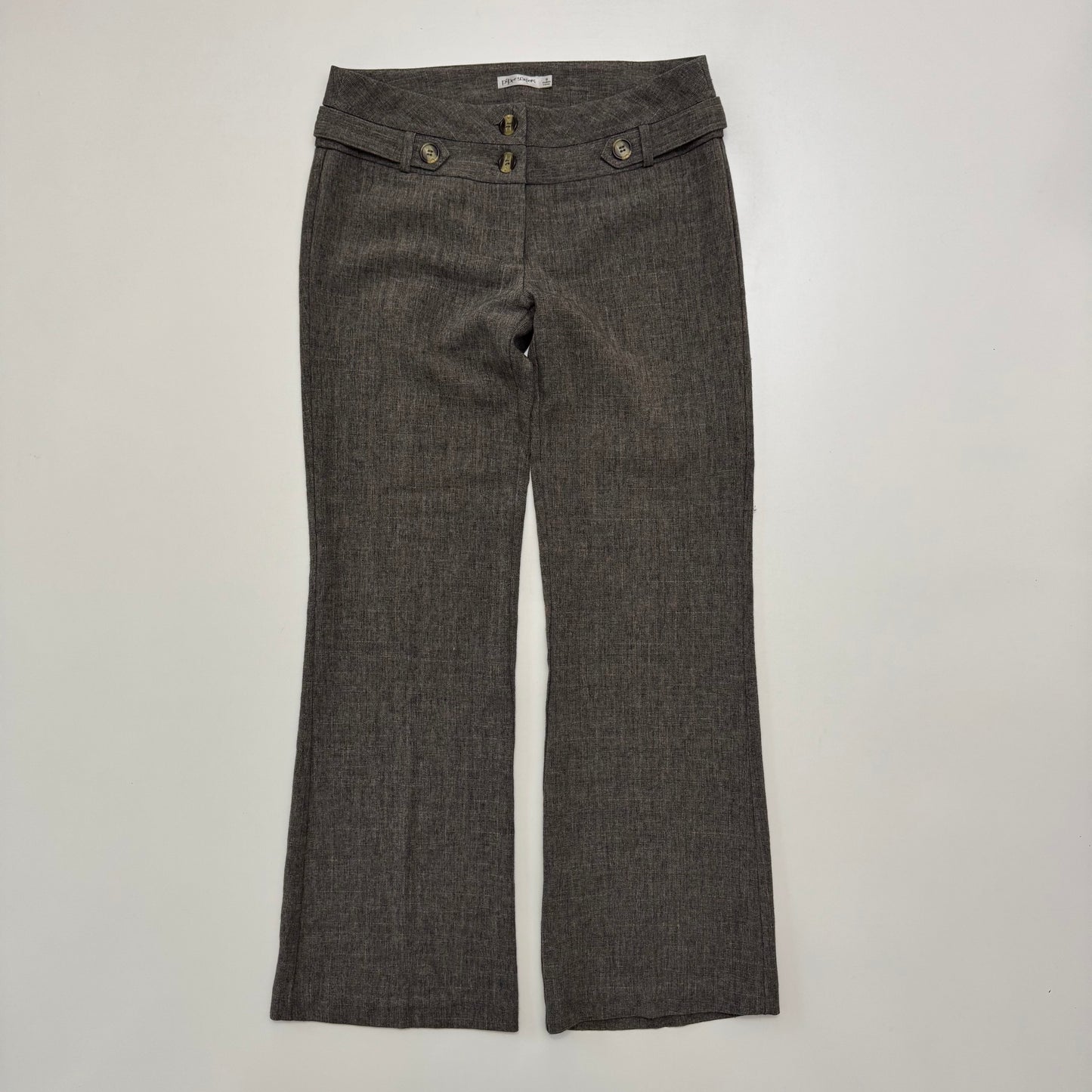 Low Rise Flare Trousers