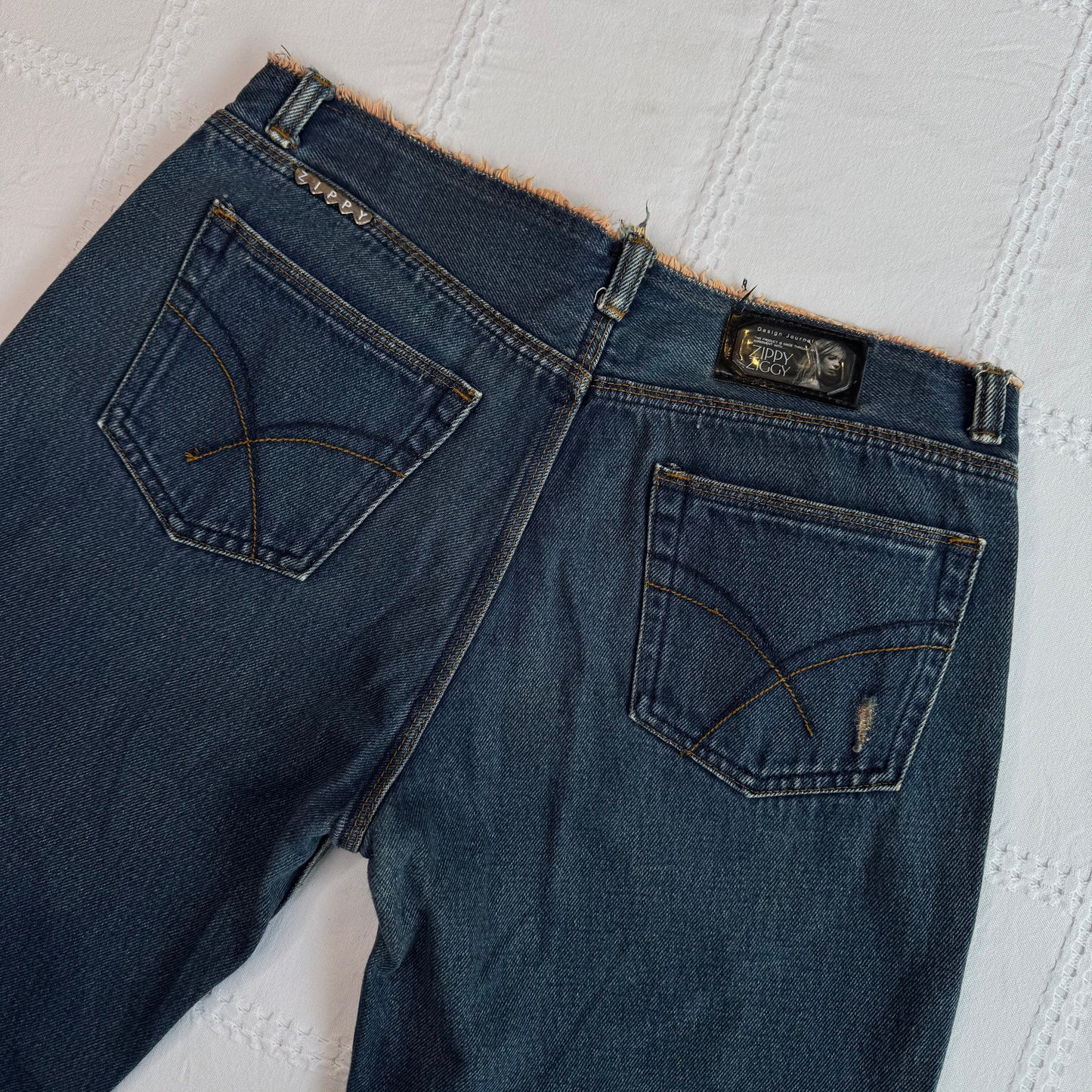 Low Rise Flared Jeans