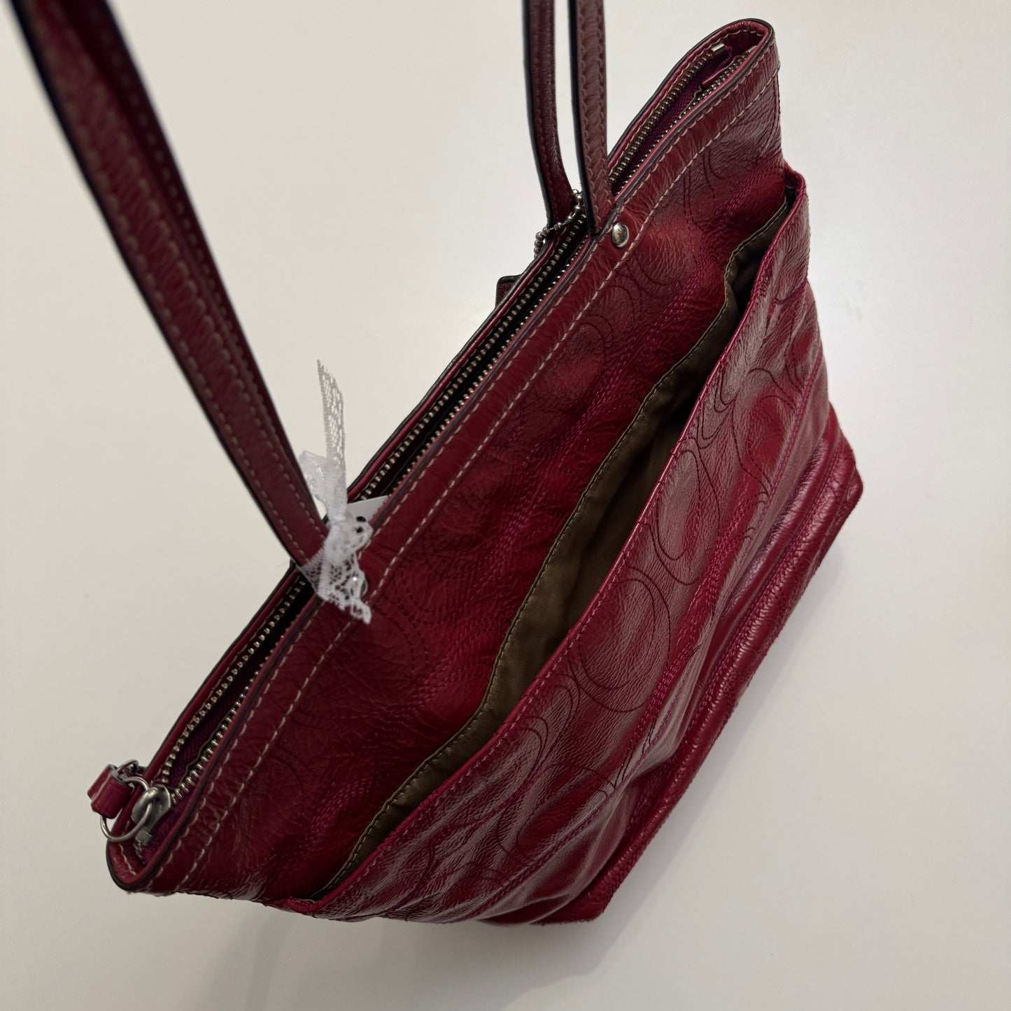 Red Coach Bag