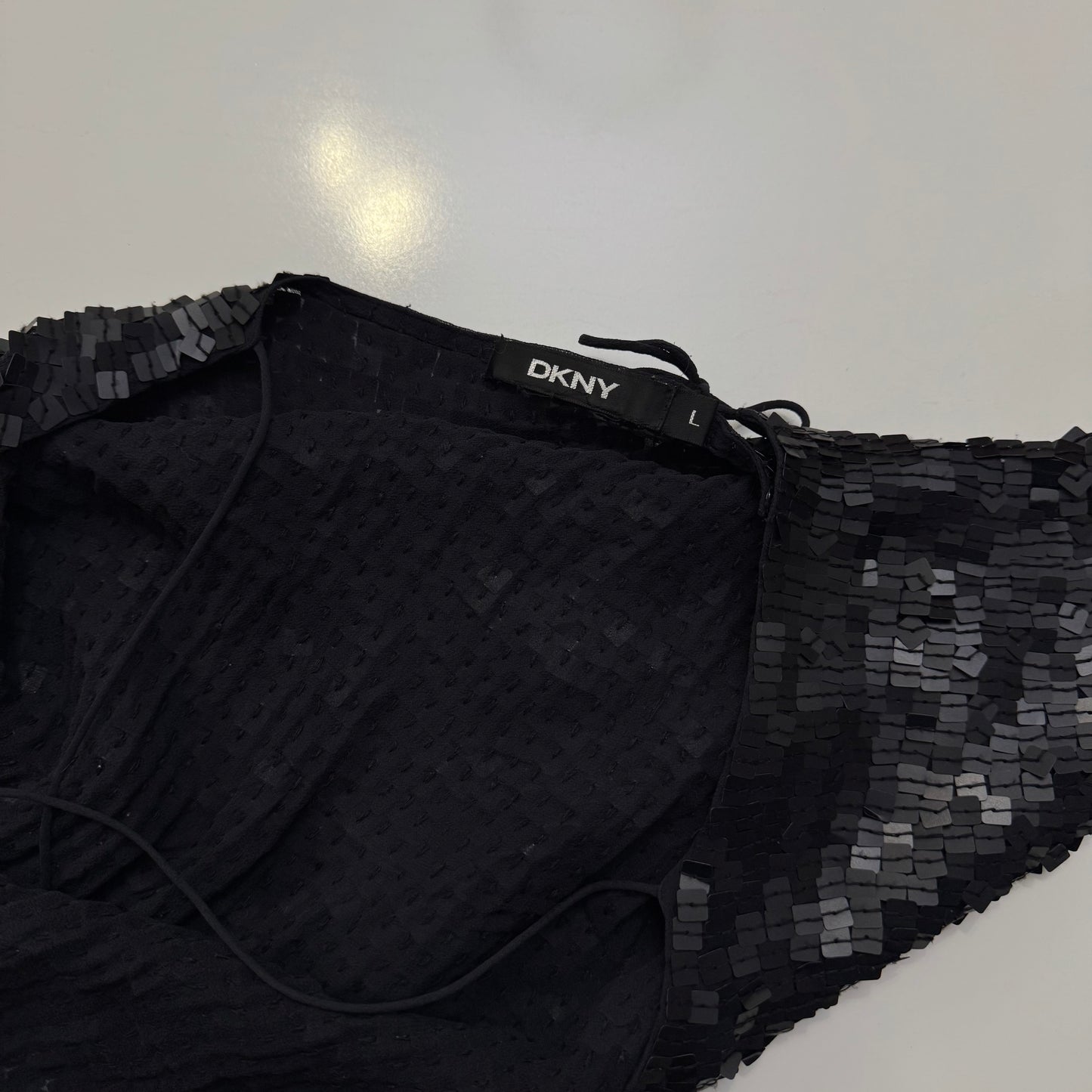 DKNY Backless Sequin Cami