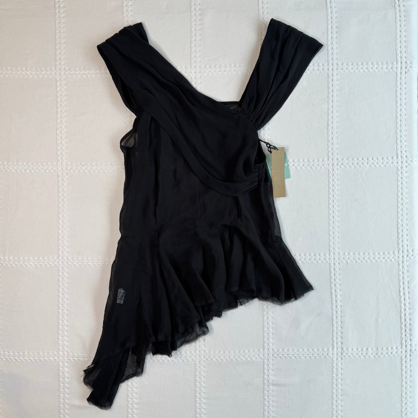 Asymmetrical Silk Top