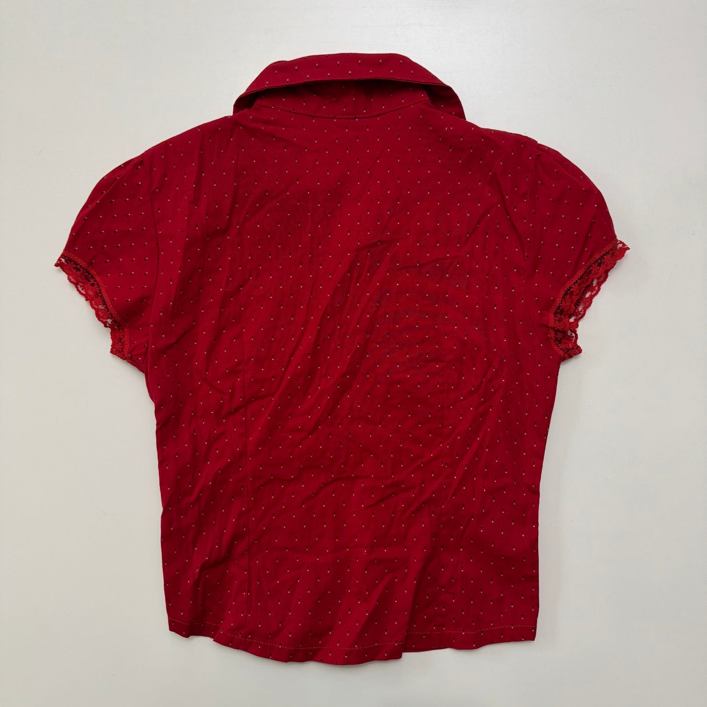 Red Polka Dot Blouse