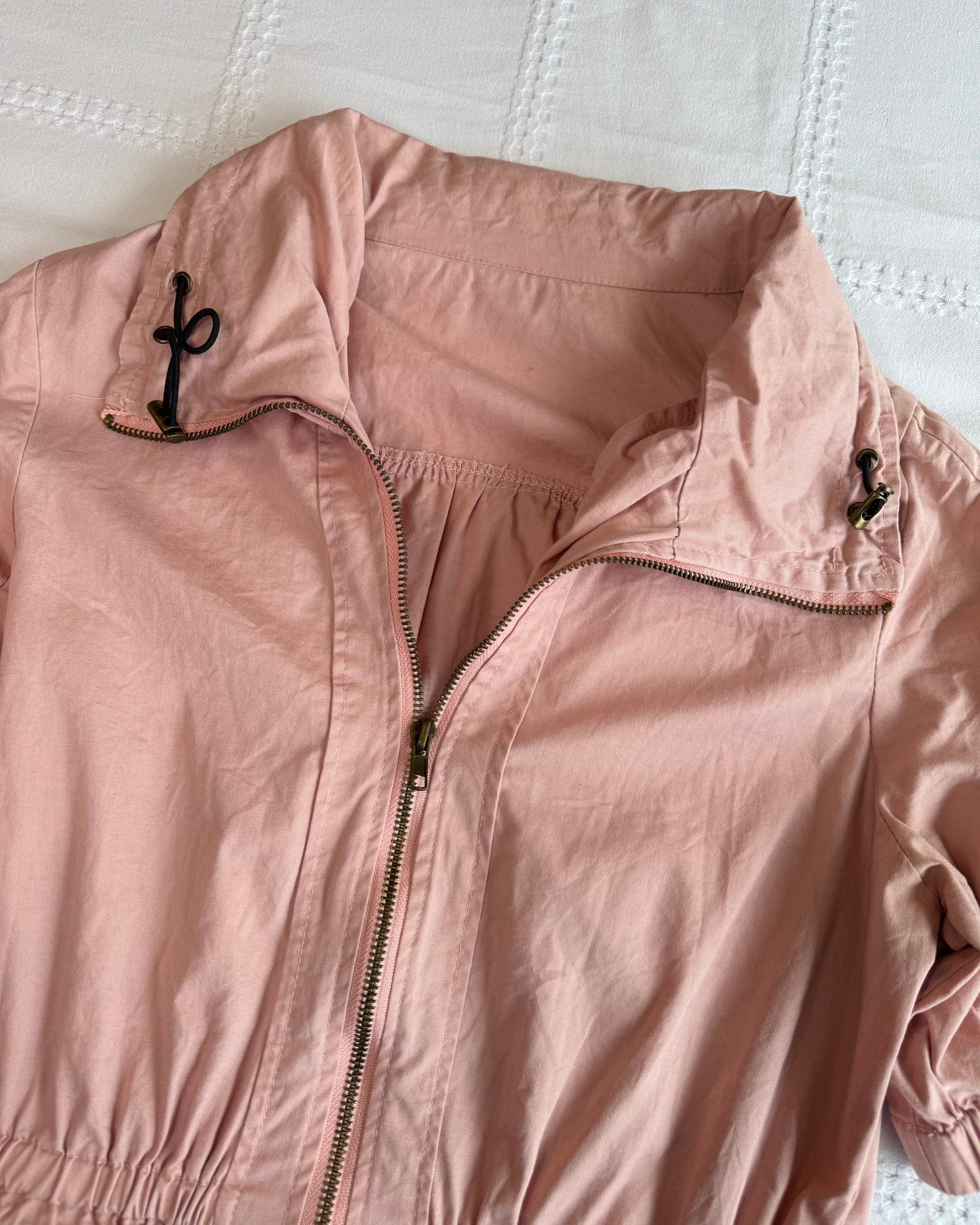 Pink Cargo Mini Dress