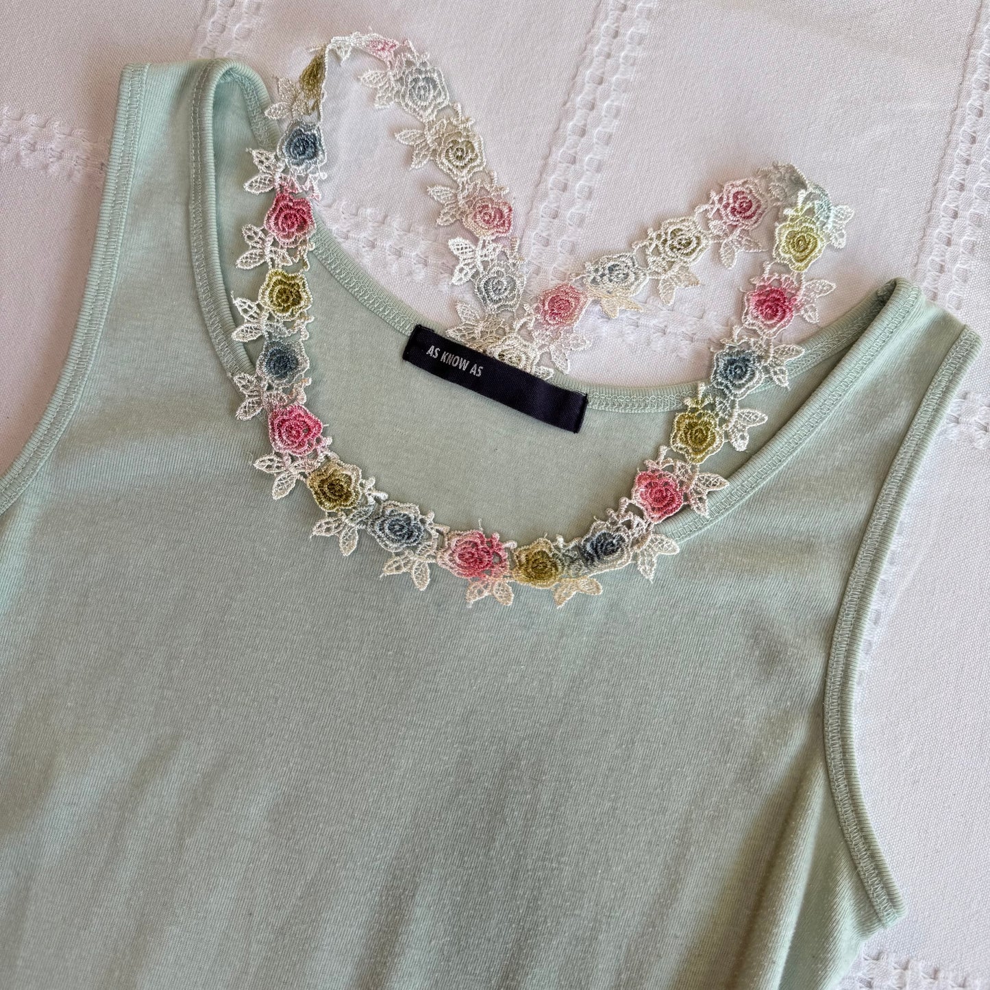 Lace Strap Tank Top