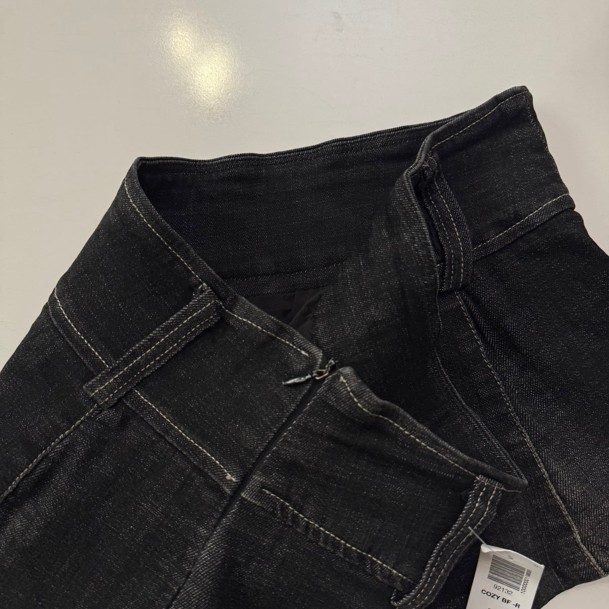 Denim Pleated Micro Mini