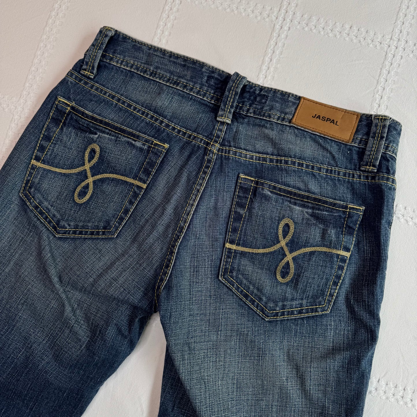 Low Rise Wide Leg Jeans