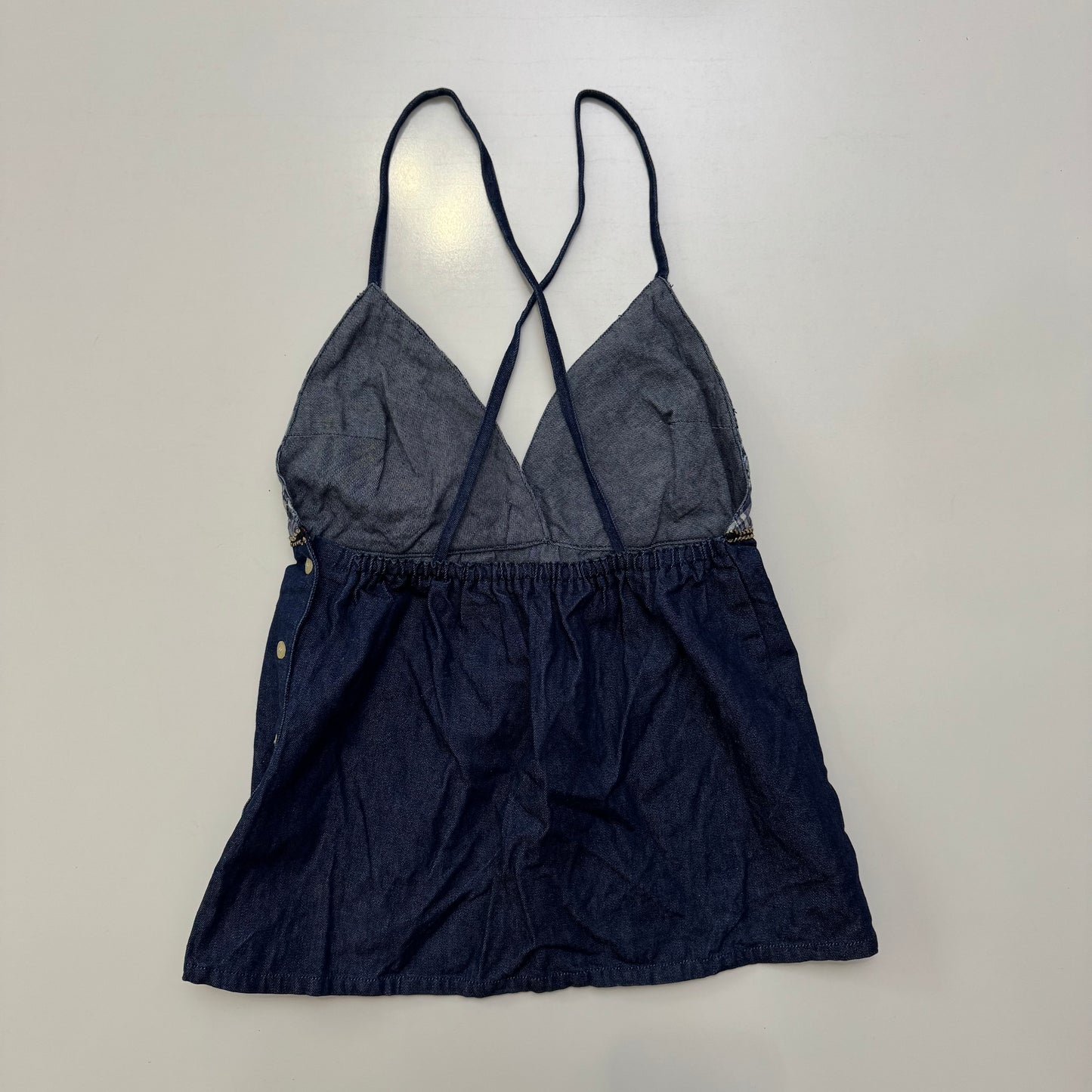 Denim Babydoll Top
