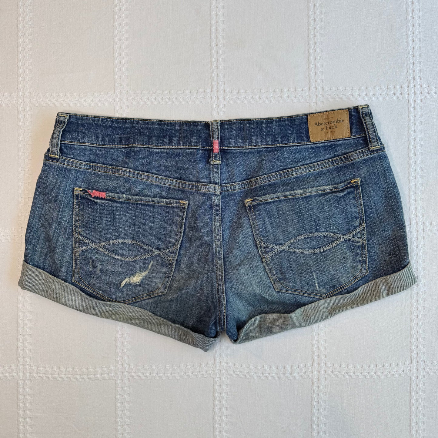 Abercrombie Low Rise Denim Shorts