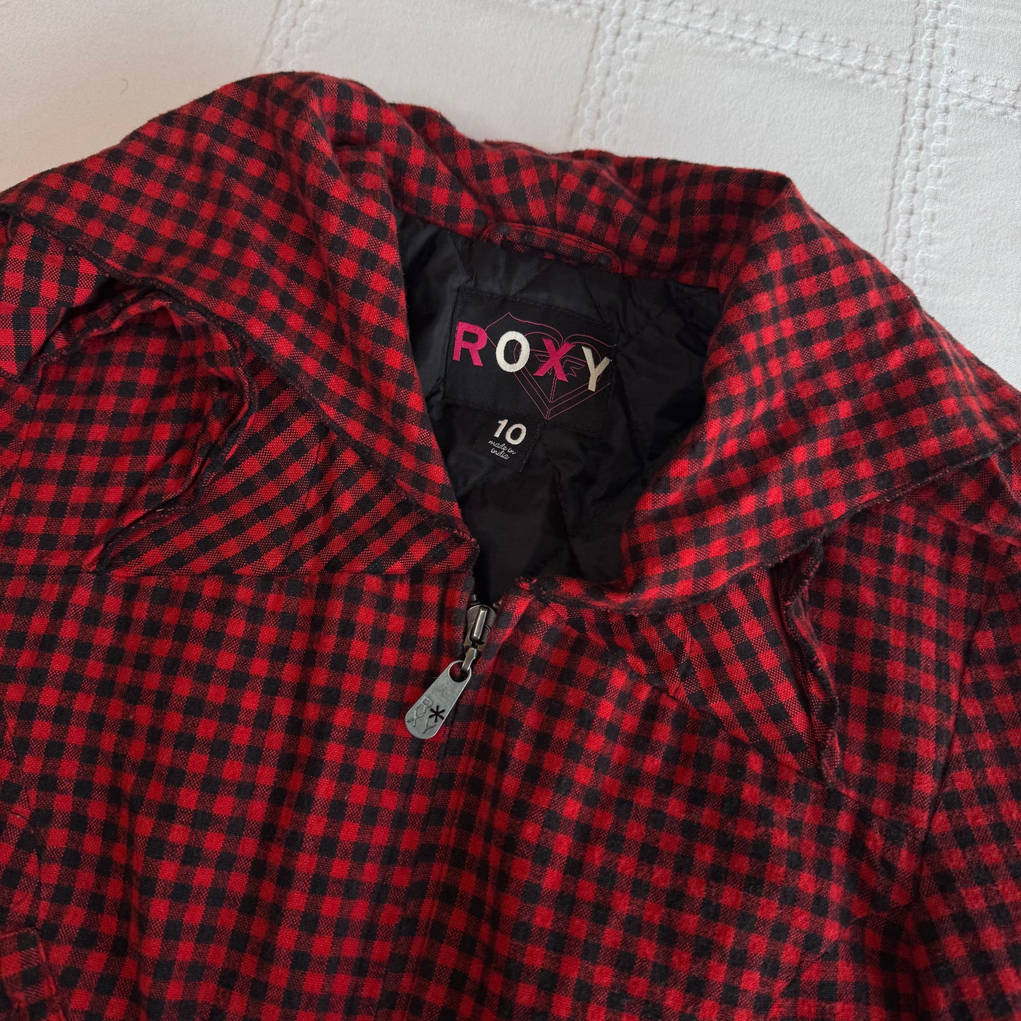 Roxy Gingham Jacket