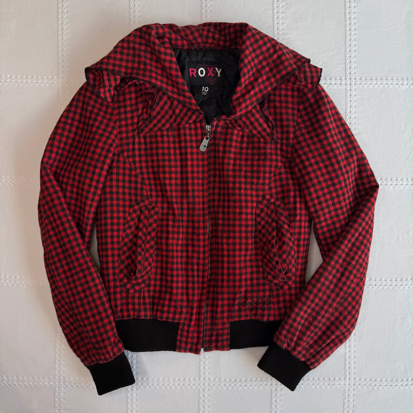 Roxy Gingham Jacket