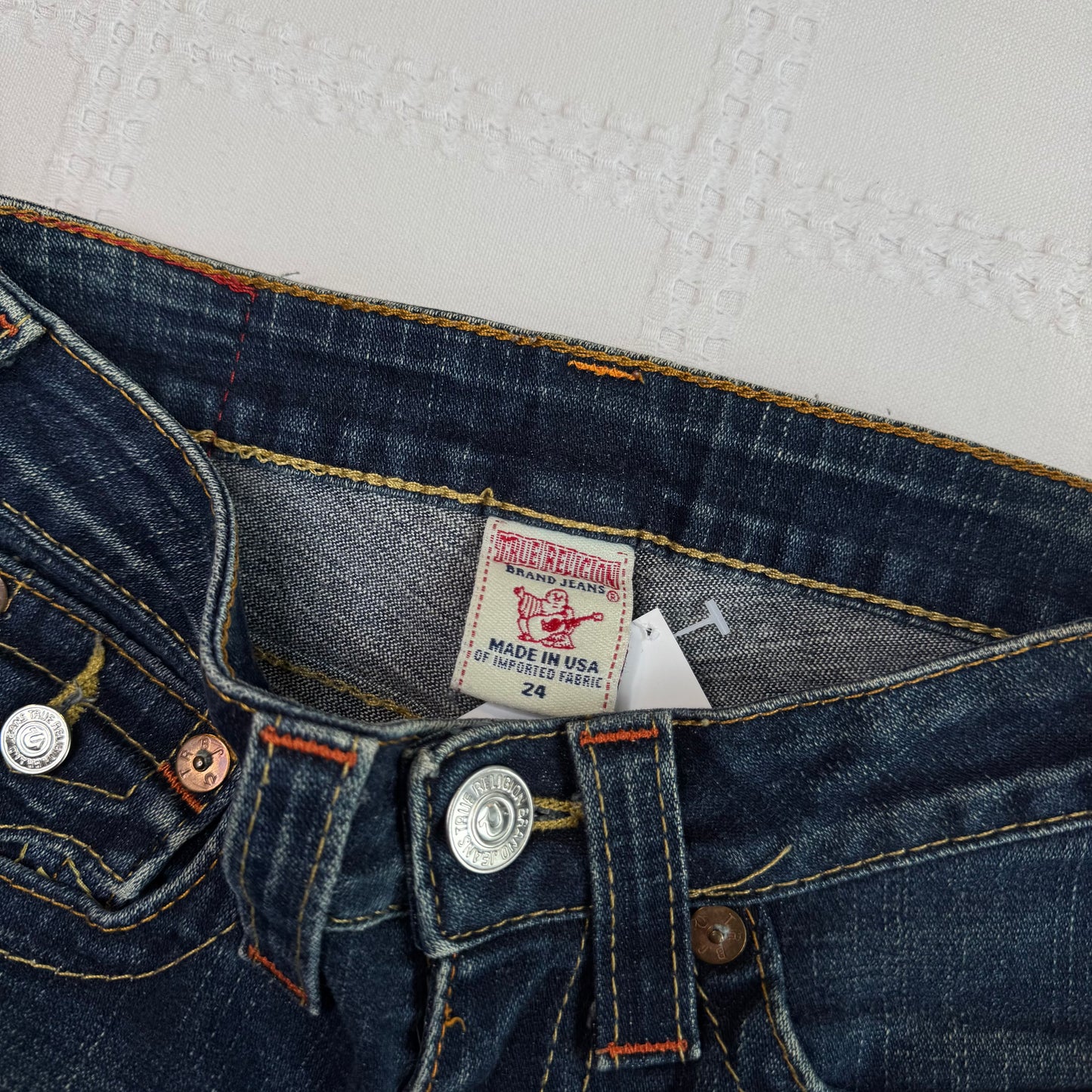 True Religion Denim Pleat Mini