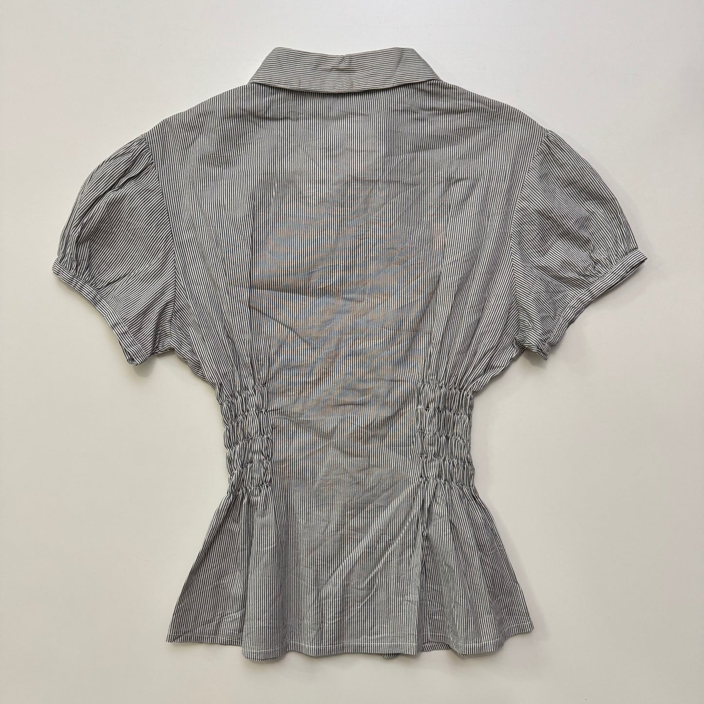 Cinched Button Up Blouse