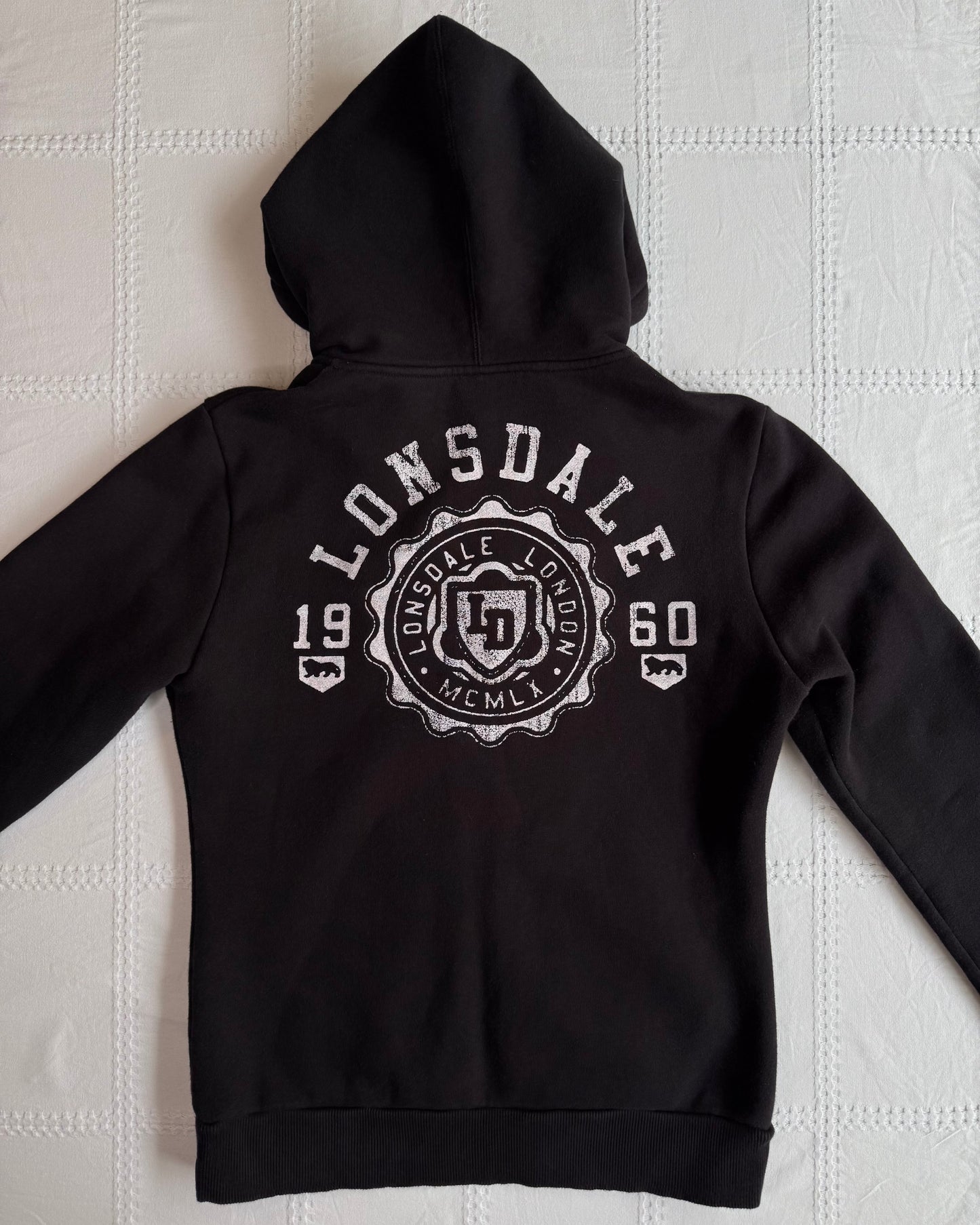 Lonsdale Black Hoodie