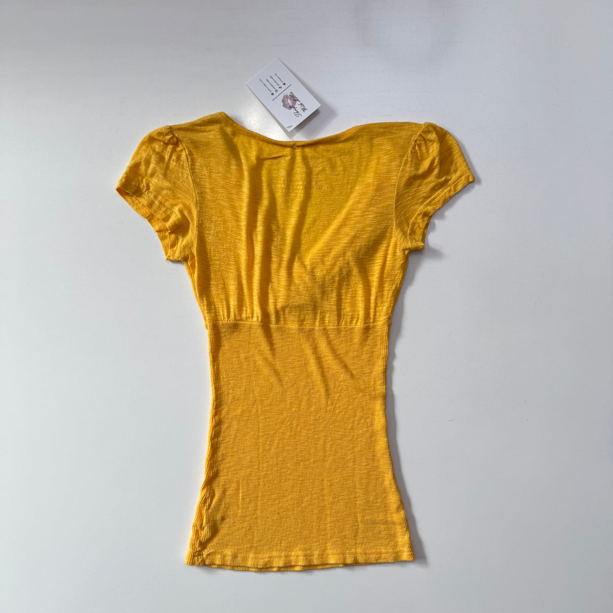 Yellow Crossover Top
