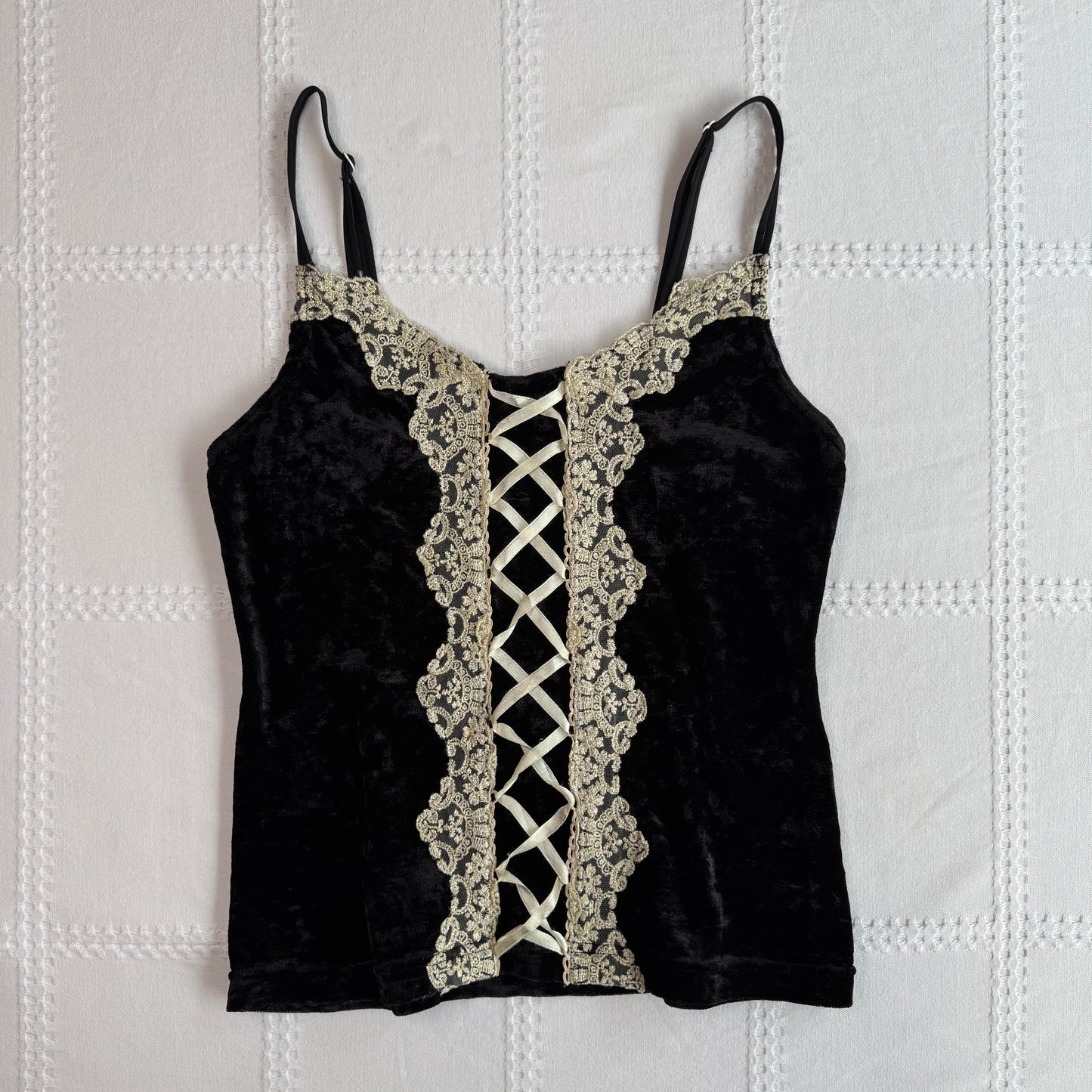 Lace Velour Cami