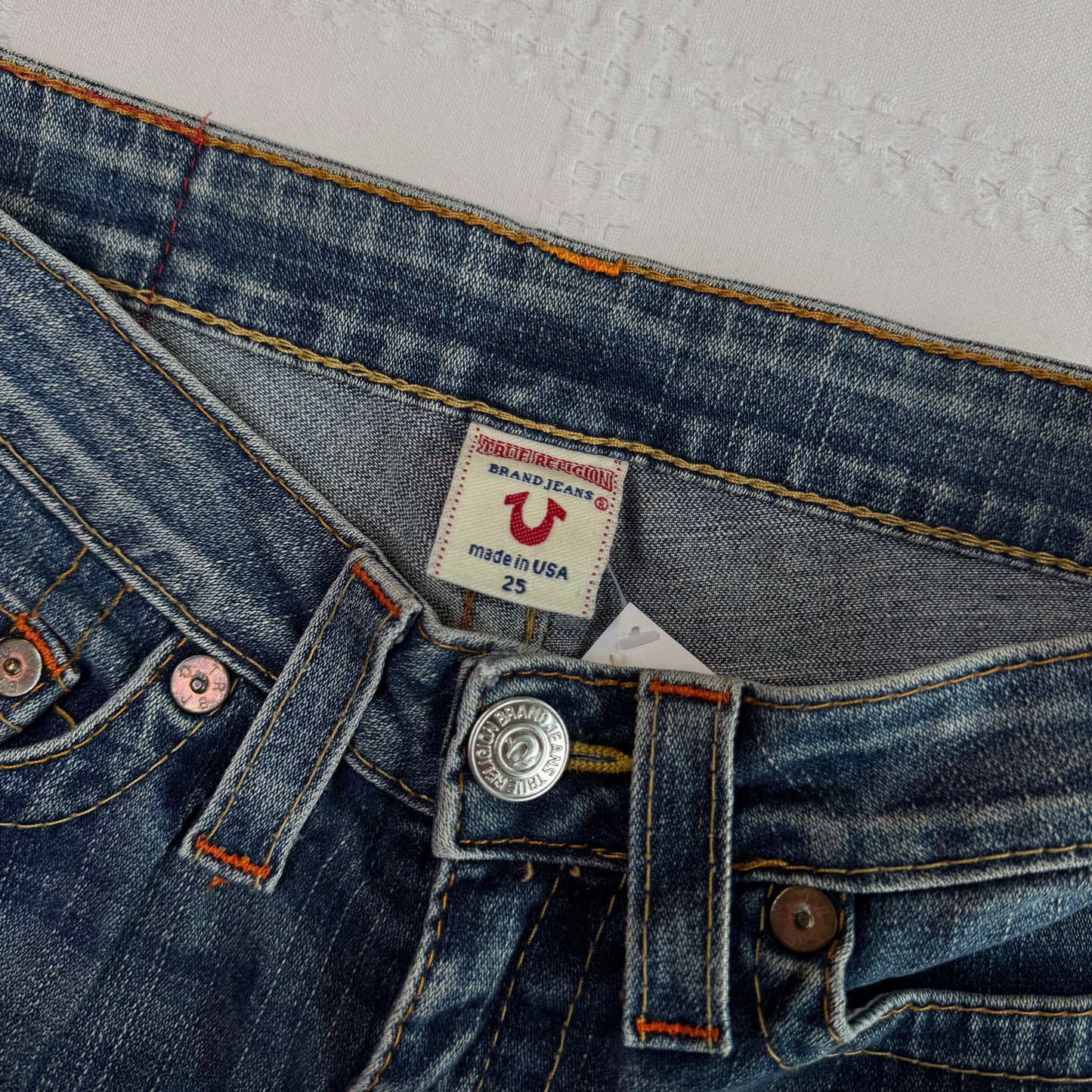 True Religion Denim Pleat Mini