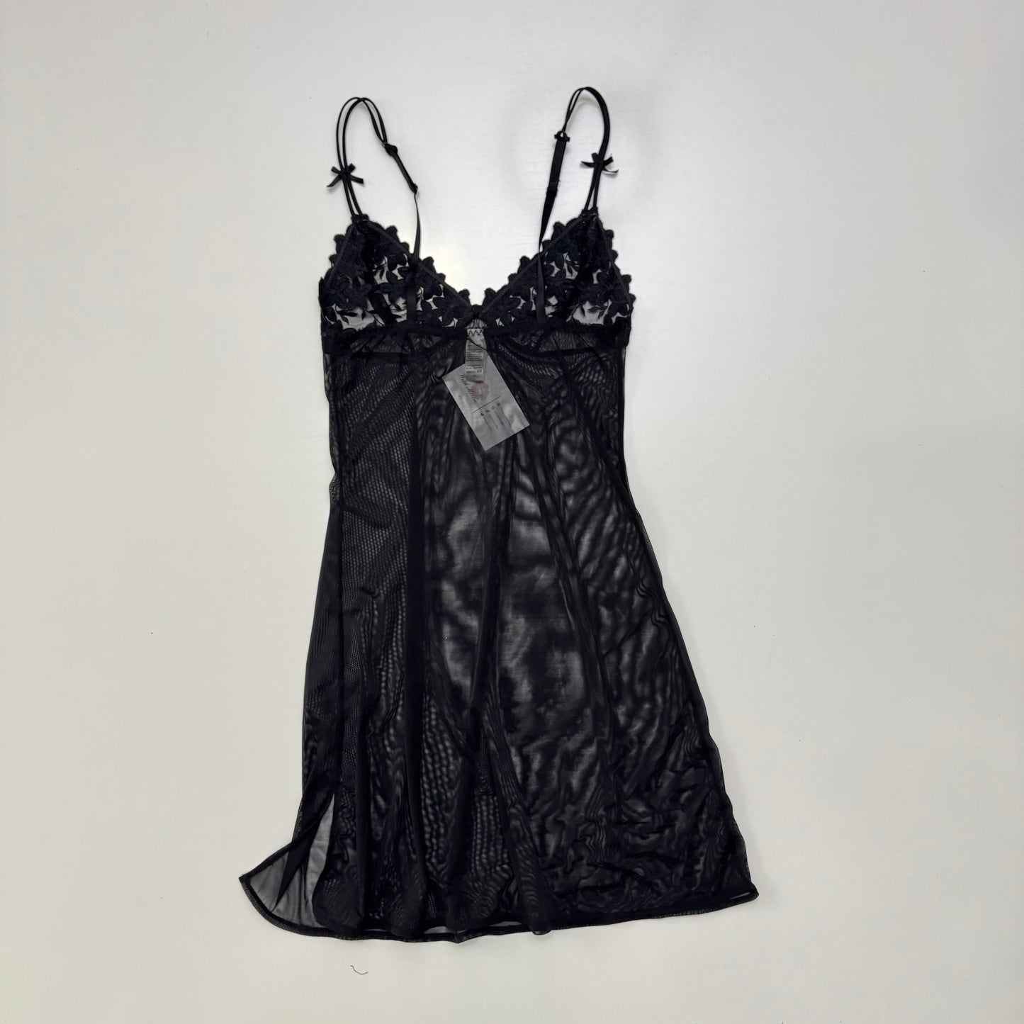 Black Lace Slip Dress