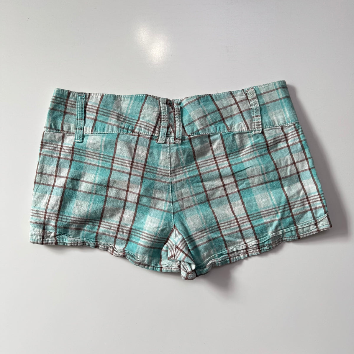 Plaid Mini Shorts