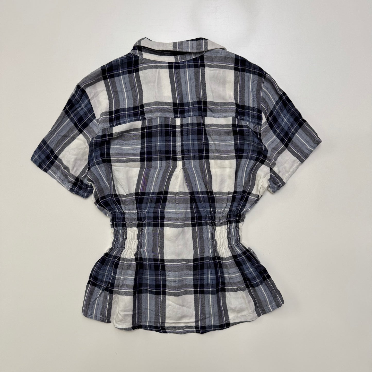 Plaid Cinched Shirt