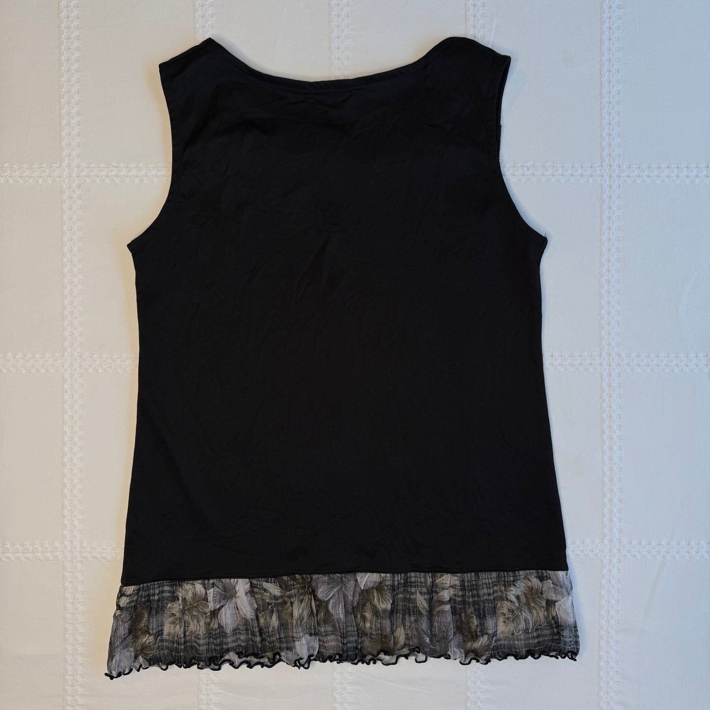 Lace Trim Tank Top