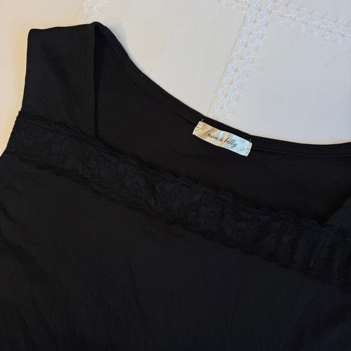 Lace Trim Tank Top