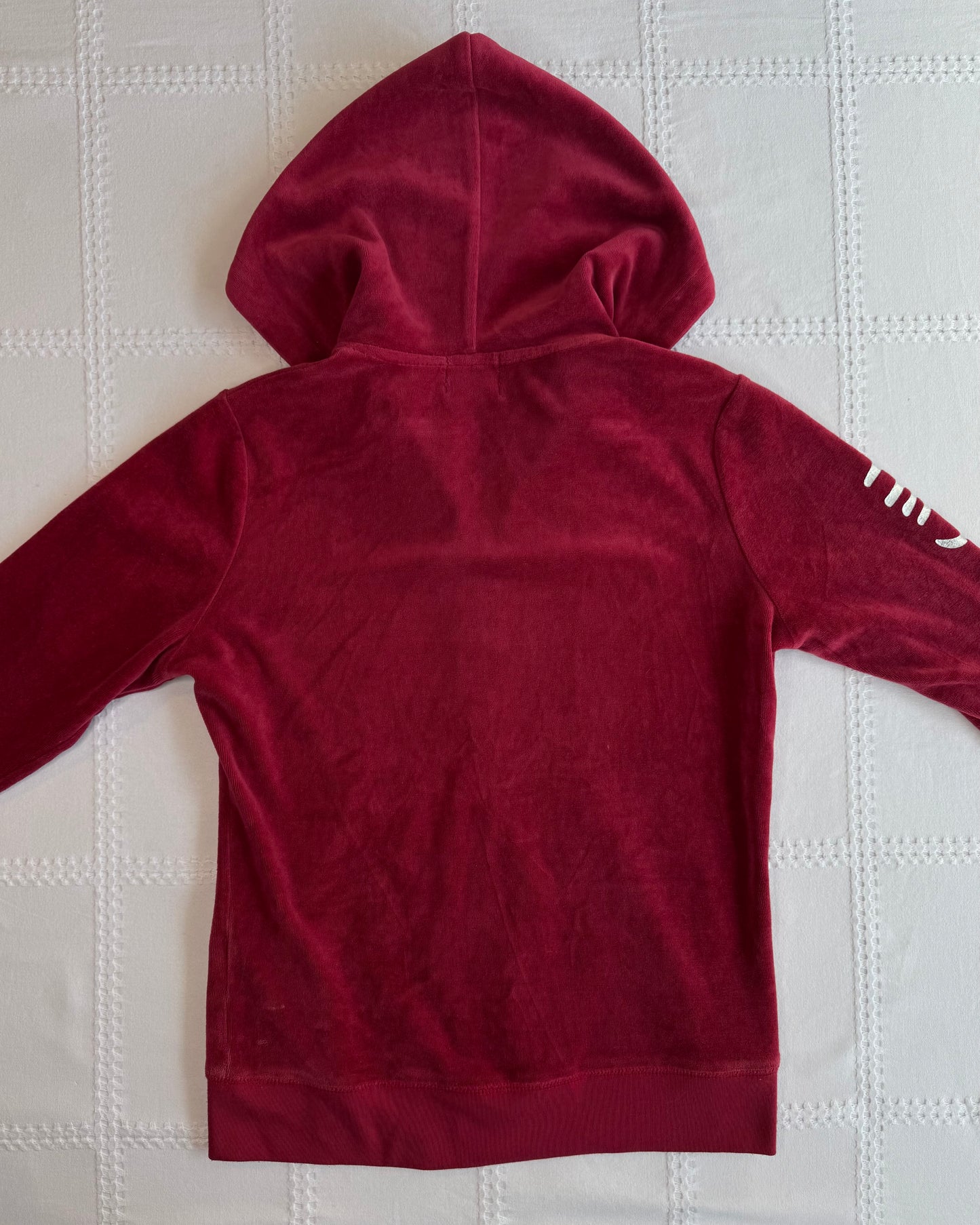 Juicy Red Velour Tracksuit