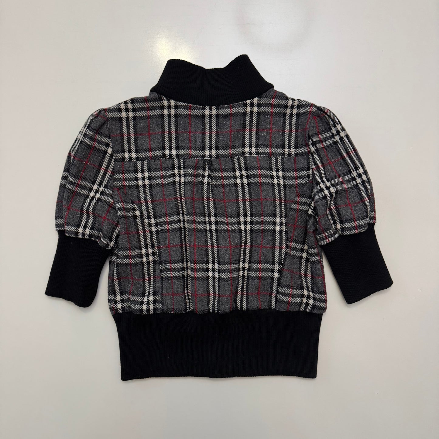 Plaid Bomber Jacket