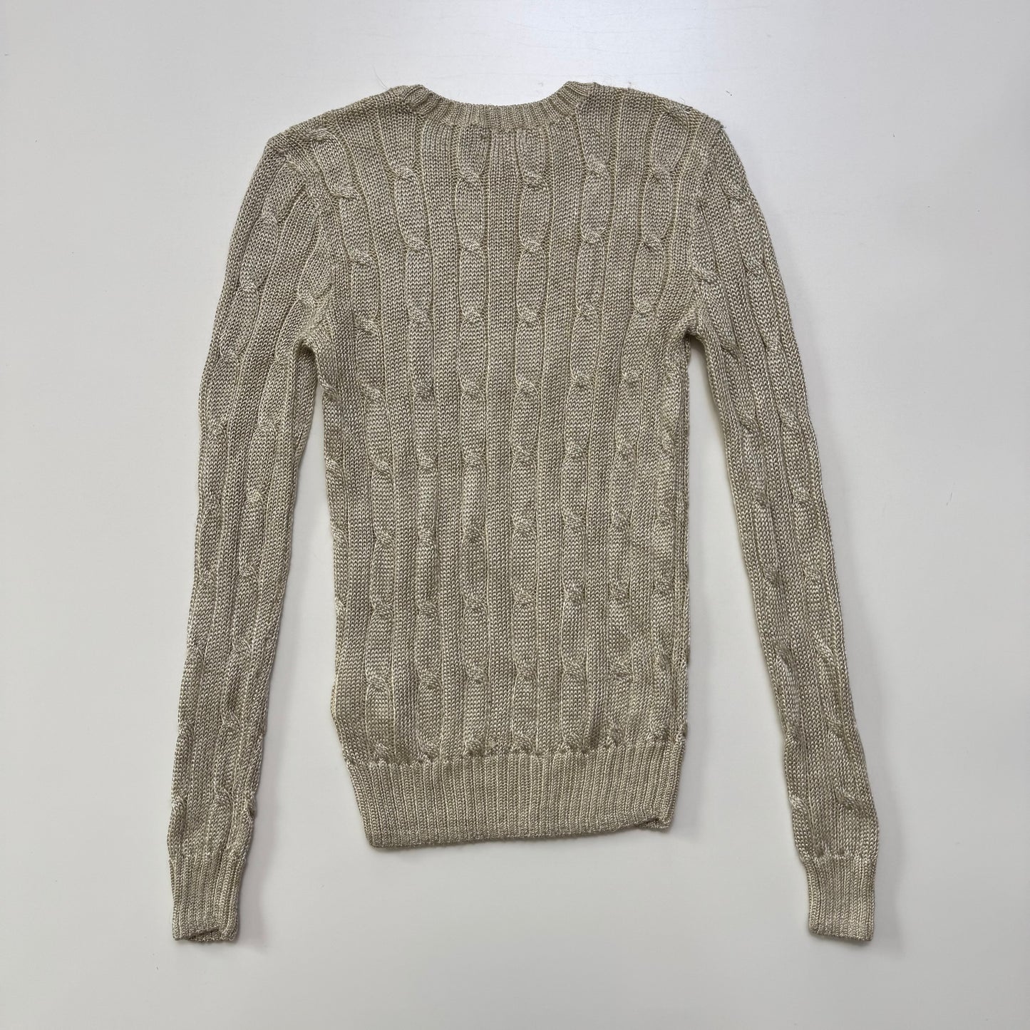 Ralph Lauren Gold Knit Sweater