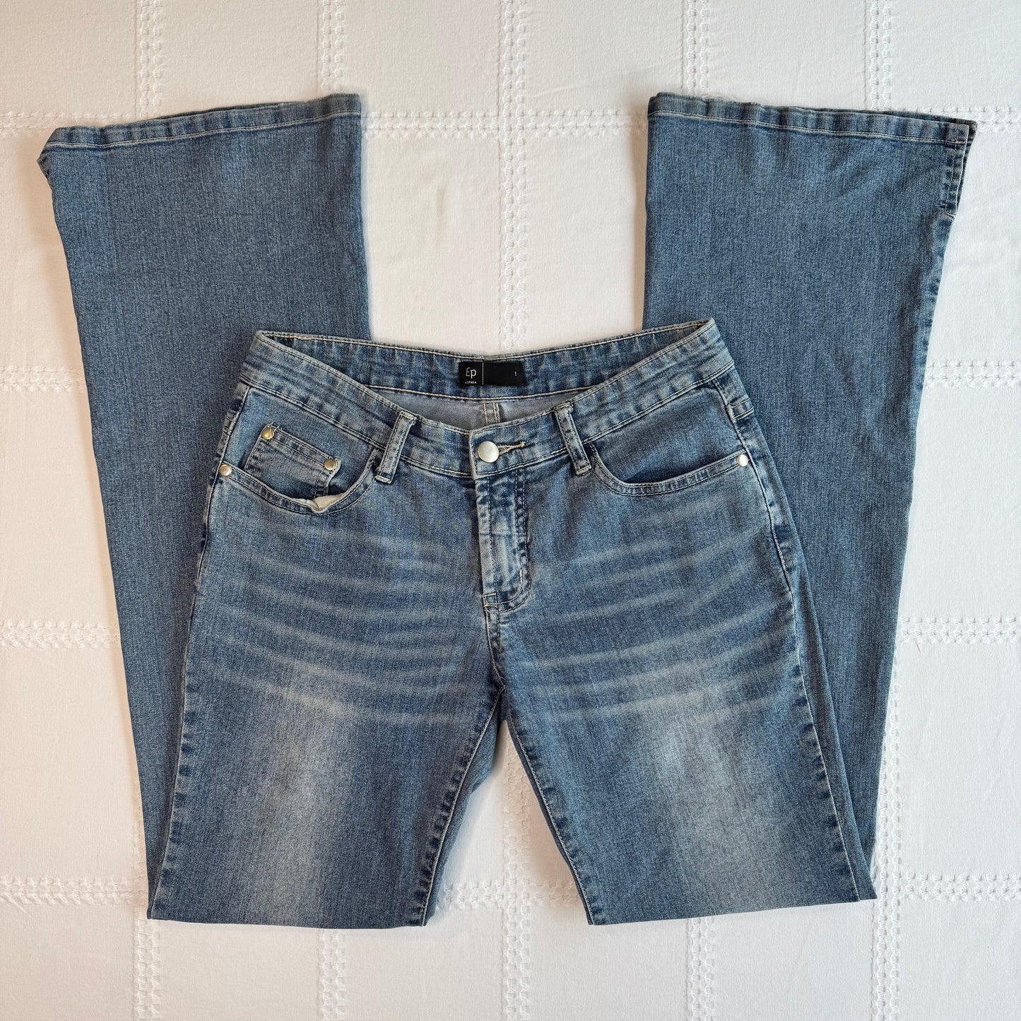 Low Rise Flare Jeans