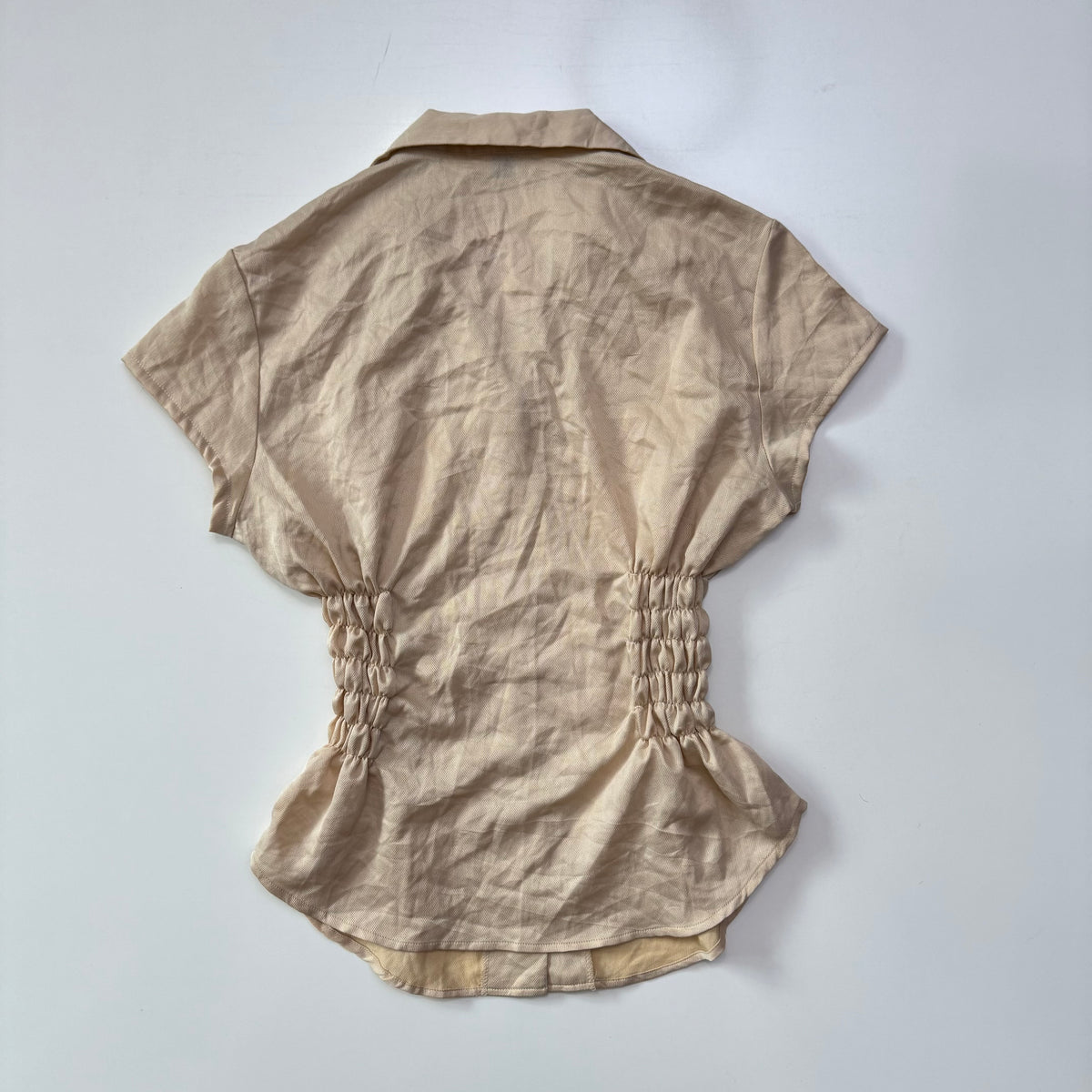 Cinched Button Up