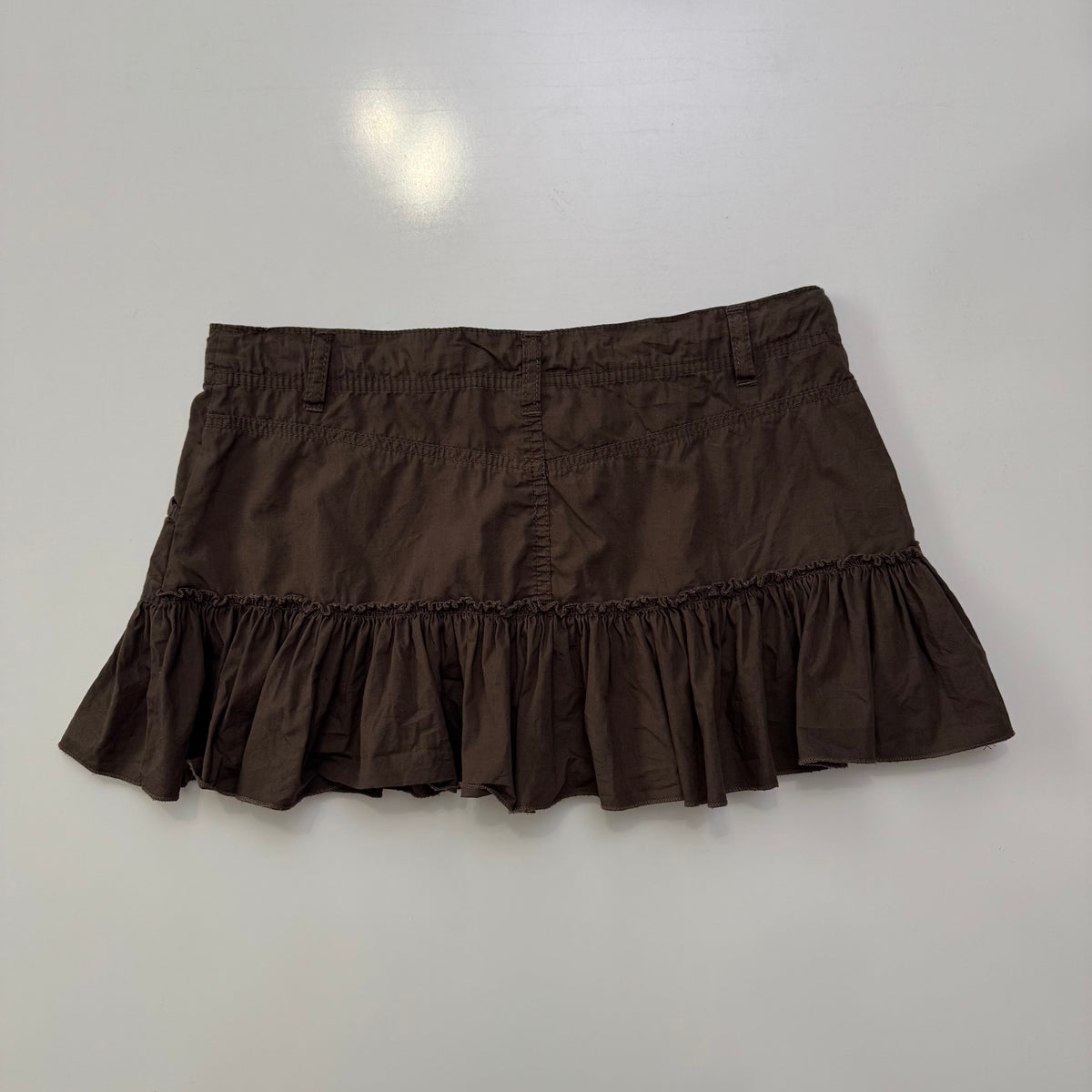 Brown Pleated Mini