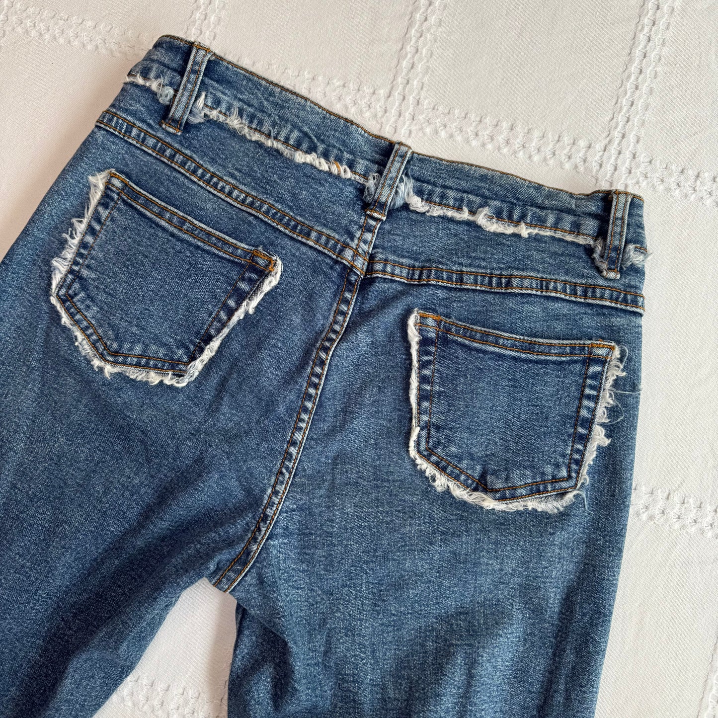 Low Rise Flare Jeans