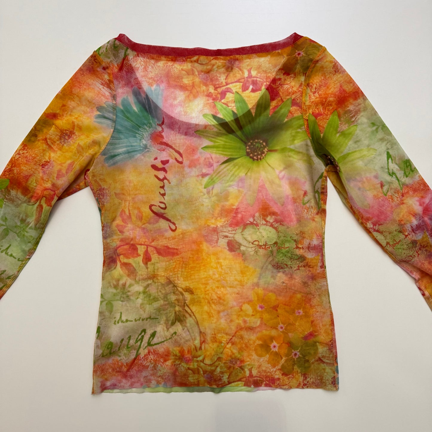 Colourful Mesh Longsleeve