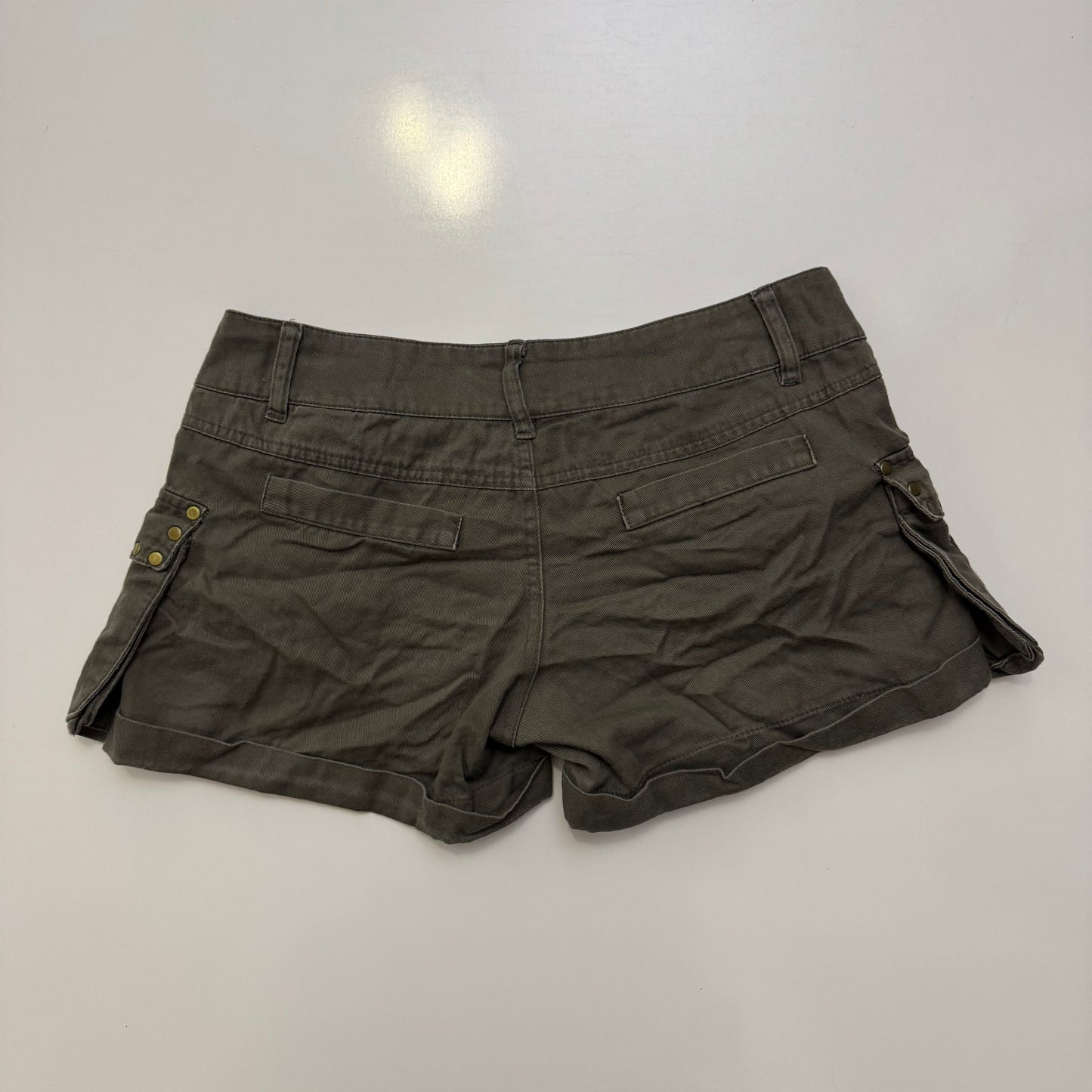 Green Cargo Shorts