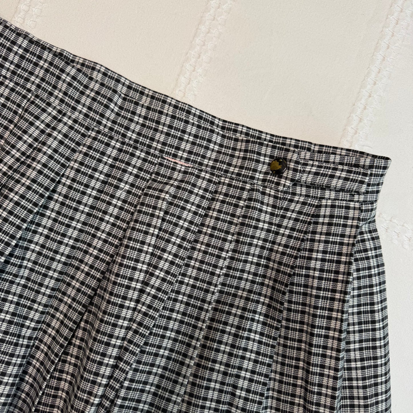 Pleat Micro Mini