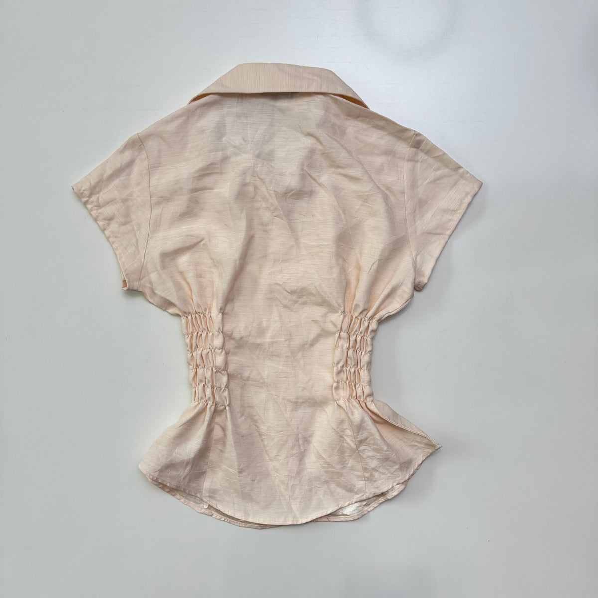 Cinched Waist Button Up