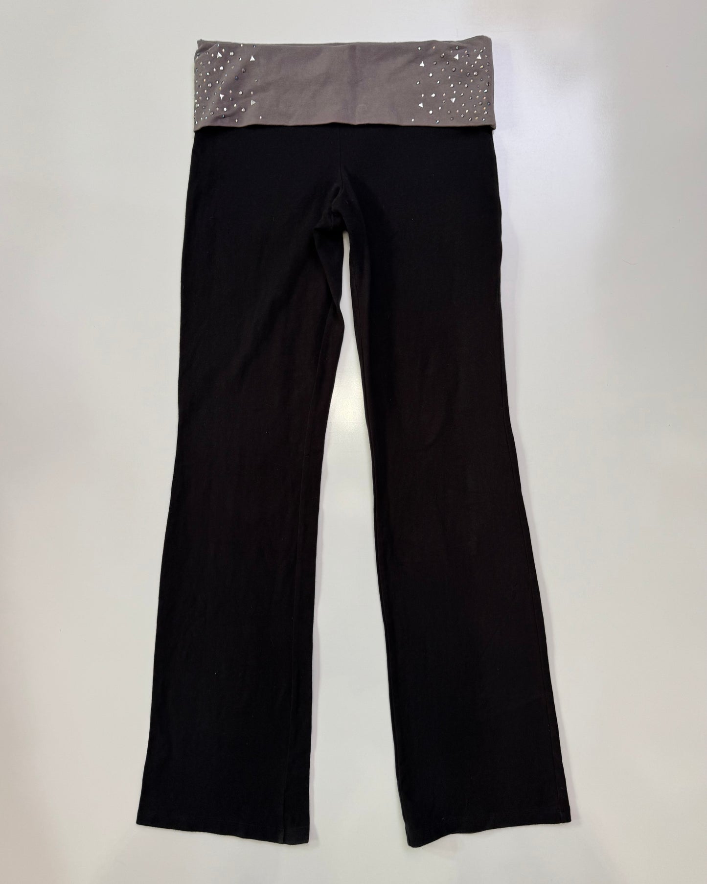 PINK Fold Over Flared Leggings