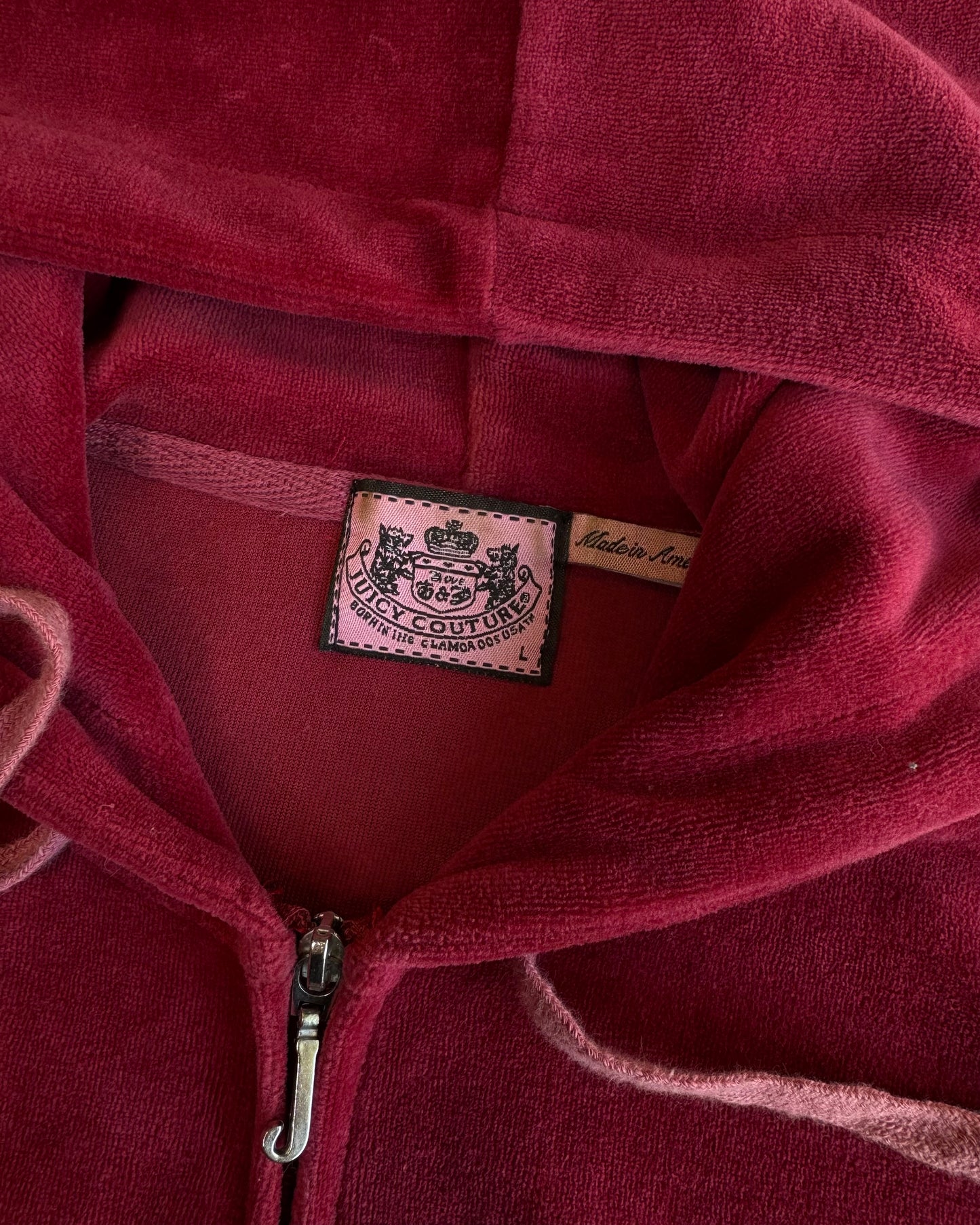 Juicy Red Velour Tracksuit
