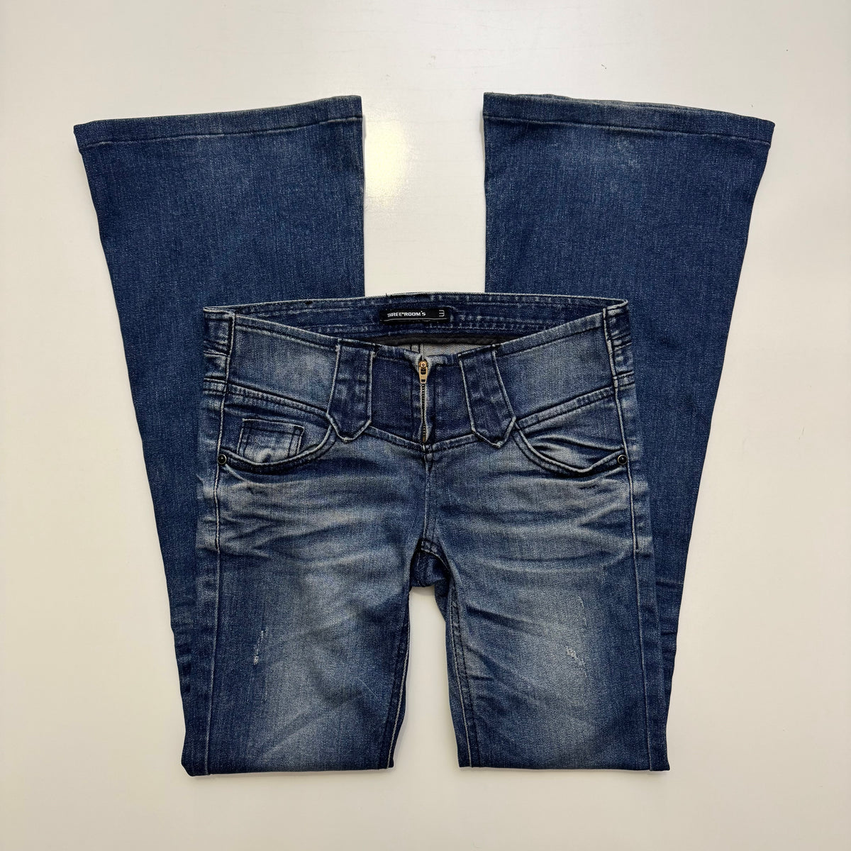 Low Rise Flare Jeans