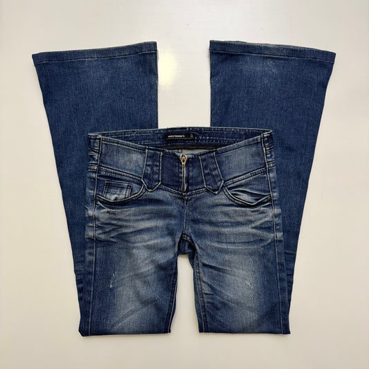 Low Rise Flare Jeans